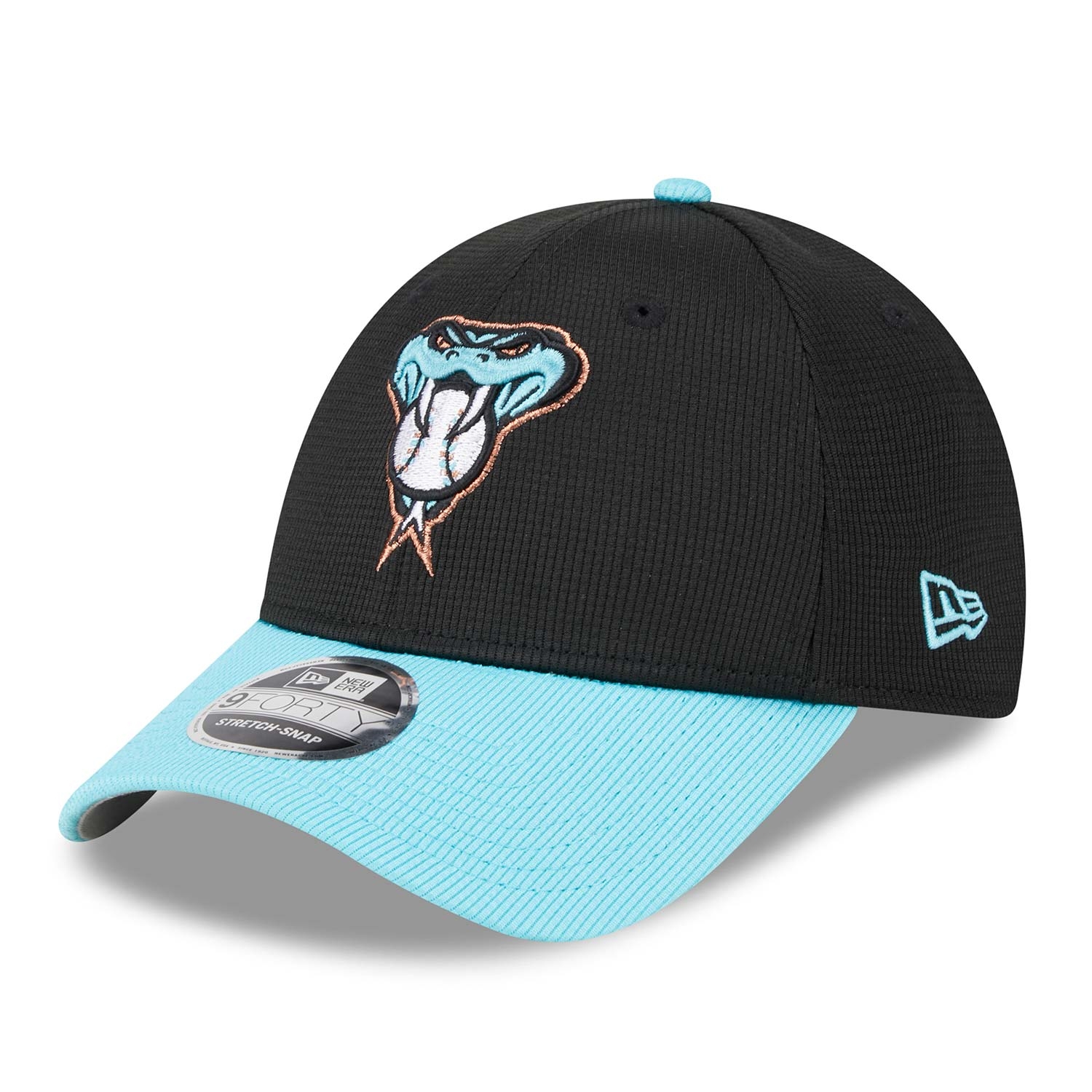 Arizona Diamondbacks 2025 MLB Batting Practice Stretch-Snap 9FORTY Adjustable Cap