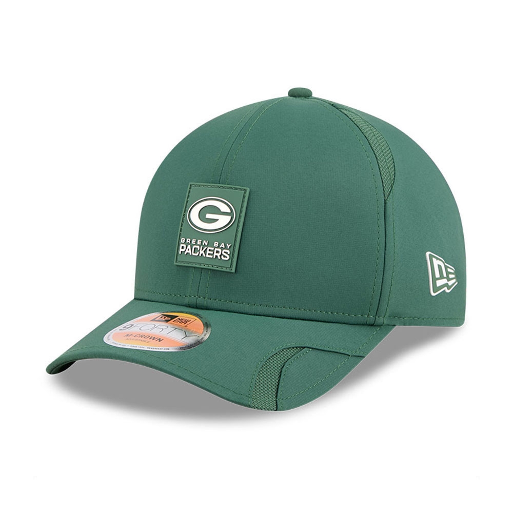 Green Bay Packers 2025 NFL On-Field Sideline 9FORTY M-Crown Snapback Cap Grün
