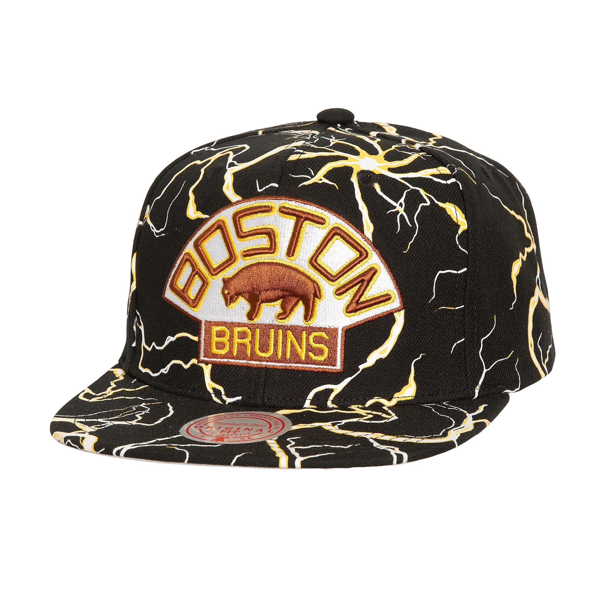 Boston Bruins Storm Season Mitchell & Ness Original Fit Snapback NHL Cap