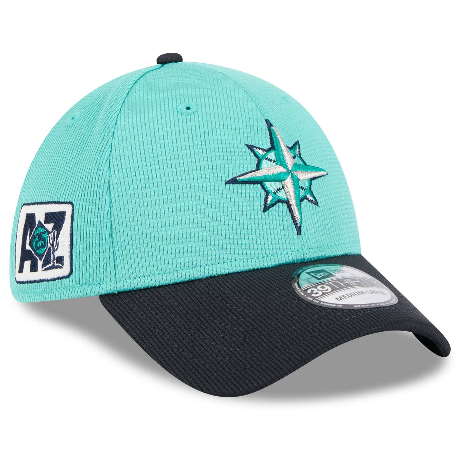 Seattle Mariners 2025 MLB Spring Training 39THIRTY Flex Cap Grün