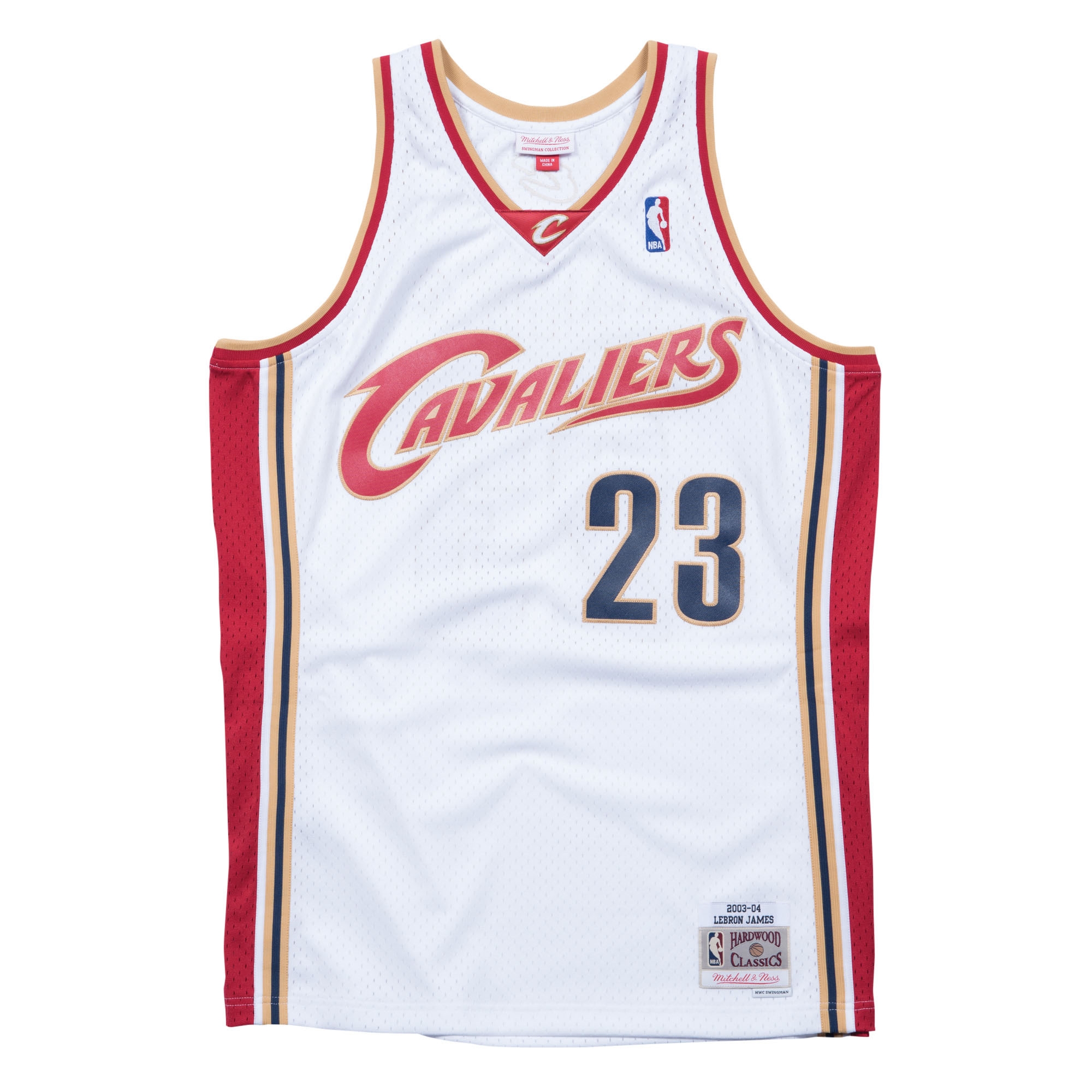 LeBron James #23 Cleveland Cavaliers 2003-04 Swingman NBA Trikot Weiß