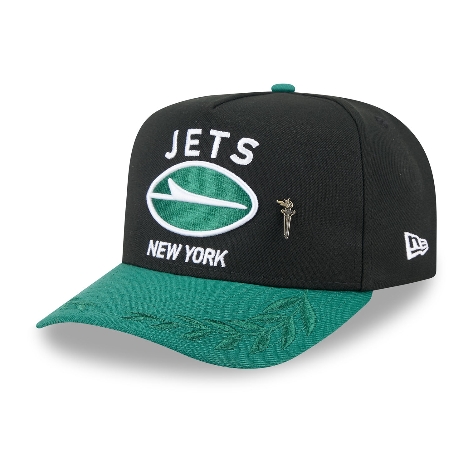New York Jets 2025 NFL Draft New Era 59FIFTY A-Frame Fitted Cap Schwarz