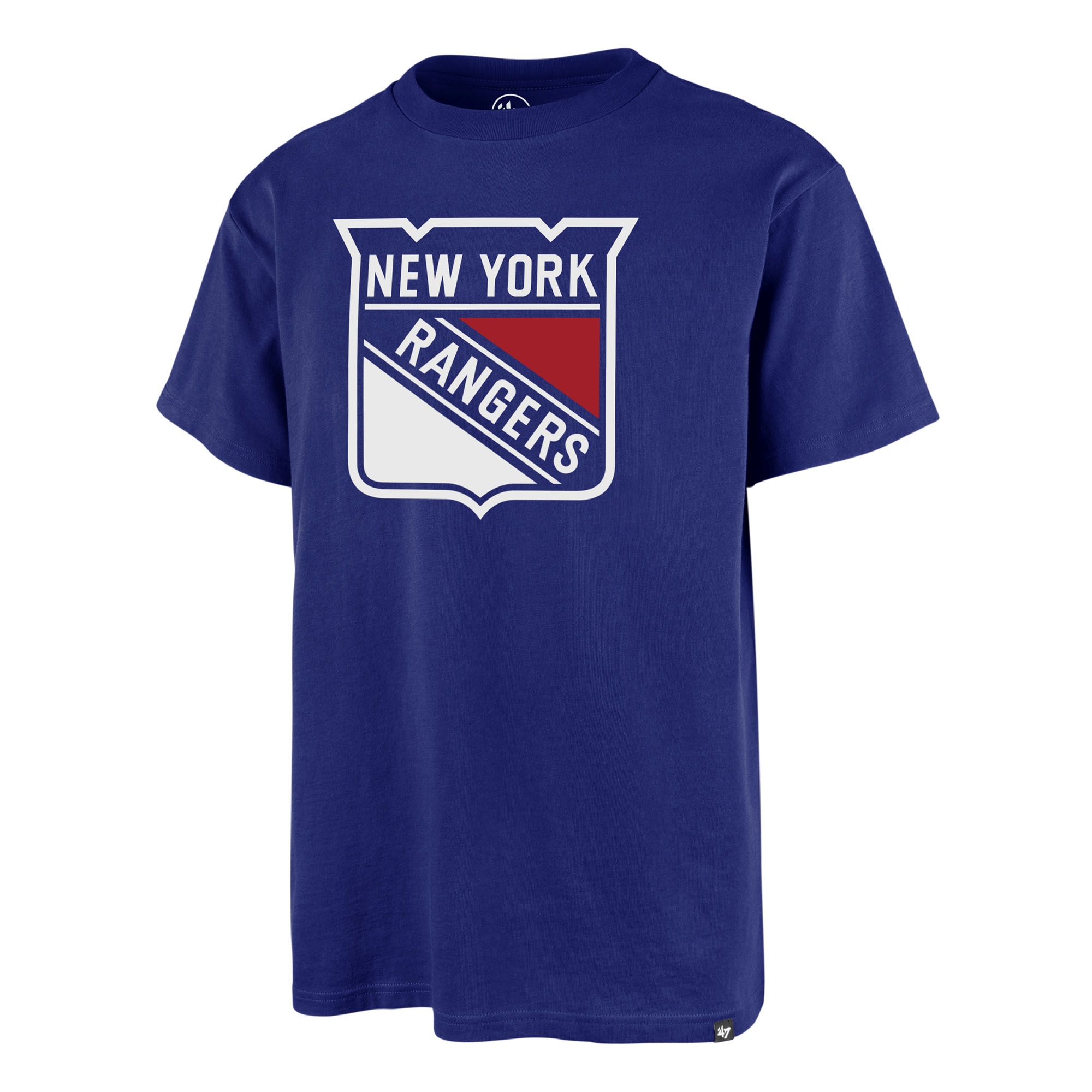 New York Rangers Team Logo '47 Echo NHL T-Shirt Blue