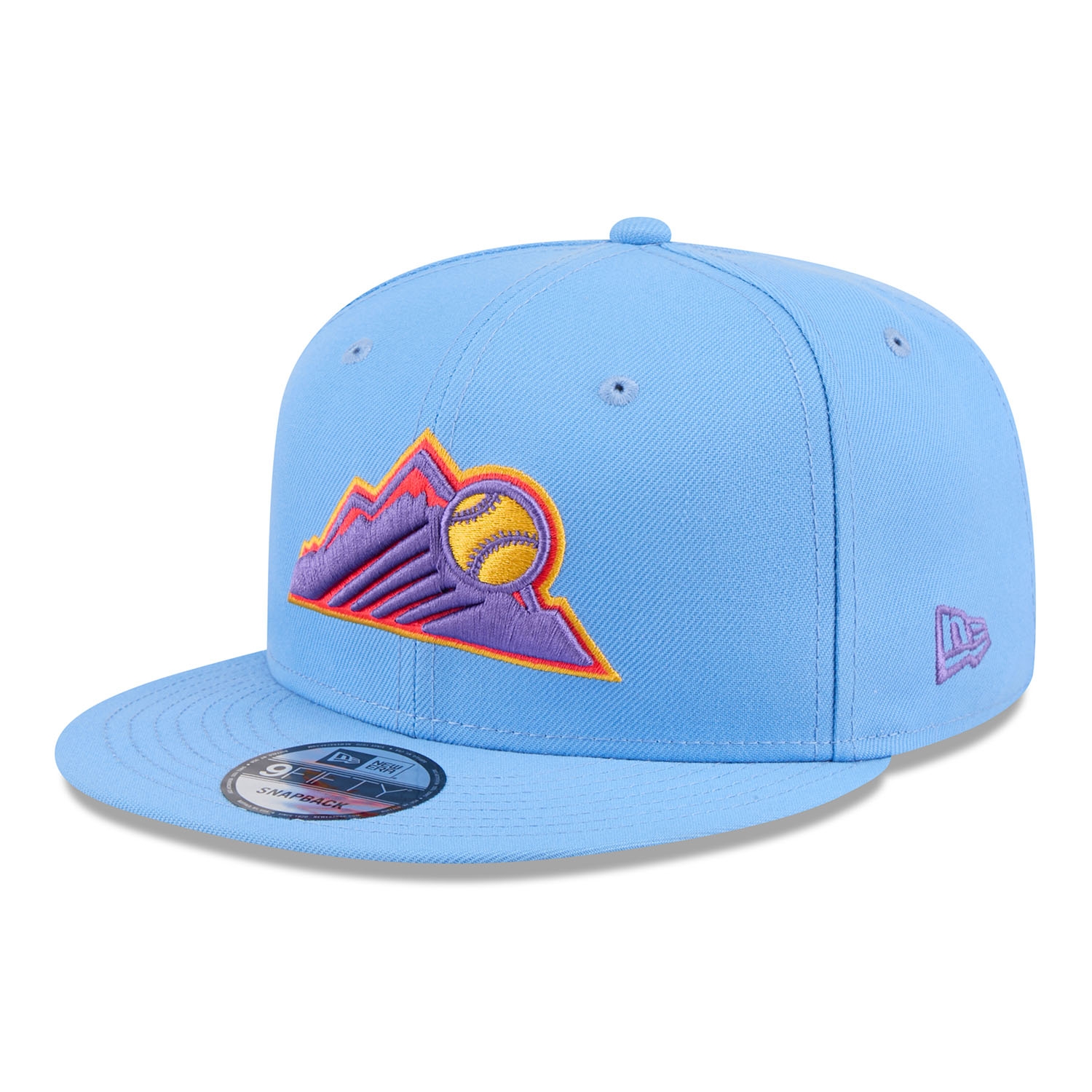 Colorado Rockies MLB City Connect 9FIFTY Snapback Cap Blau