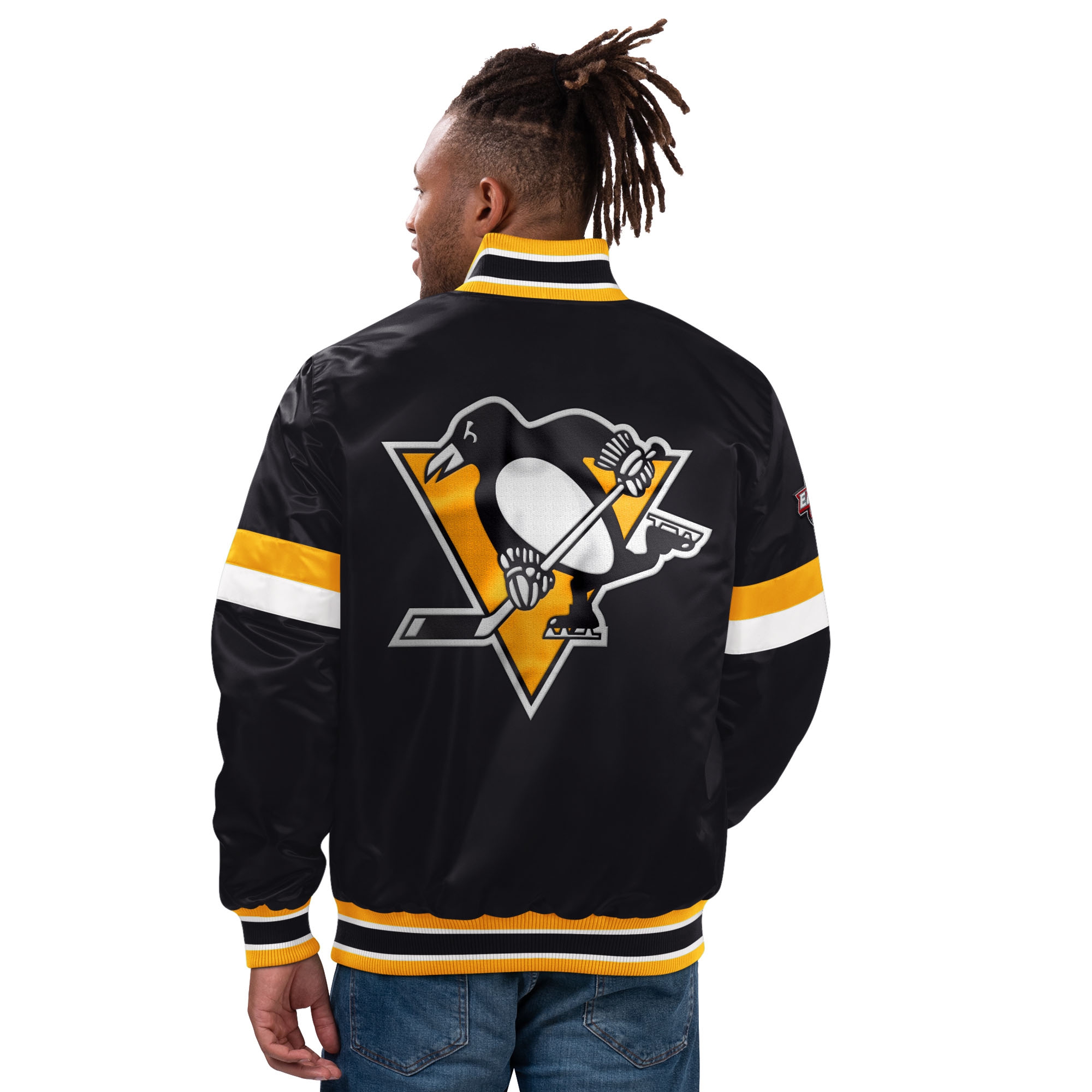 Pittsburgh Penguins Home Game NHL Varsity Satin Jacket