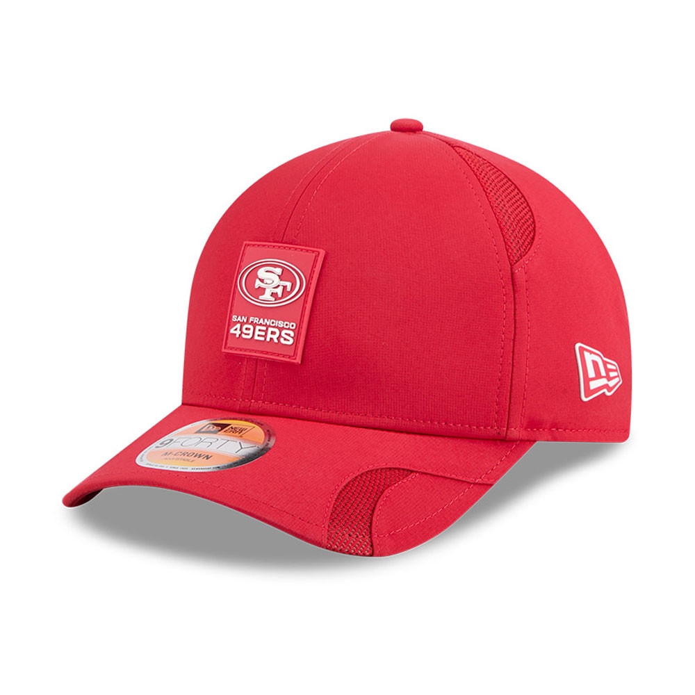 San Francisco 49ers 2025 NFL On-Field Sideline 9FORTY M-Crown Snapback Cap Rot