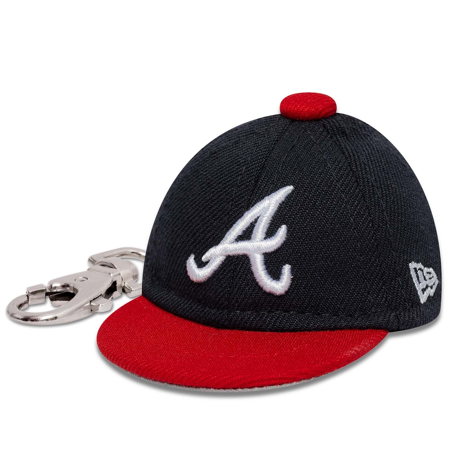 Atlanta Braves MLB Mini Cap Schlüsselanhänger Navy