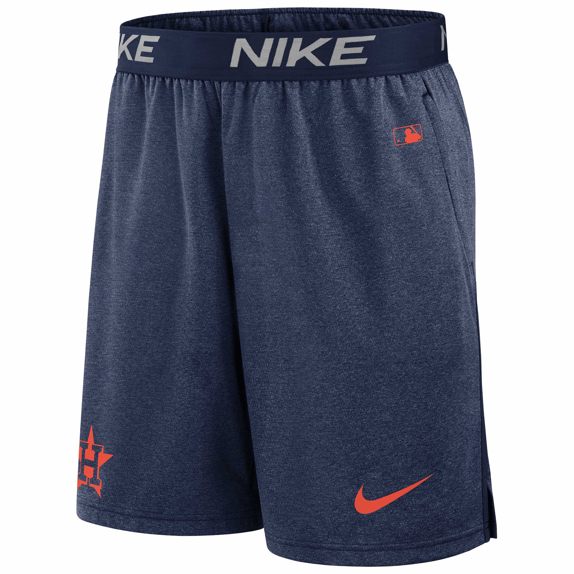 Houston Astros 2024 MLB Authentic Practice Nike Dri-FIT Shorts Navy