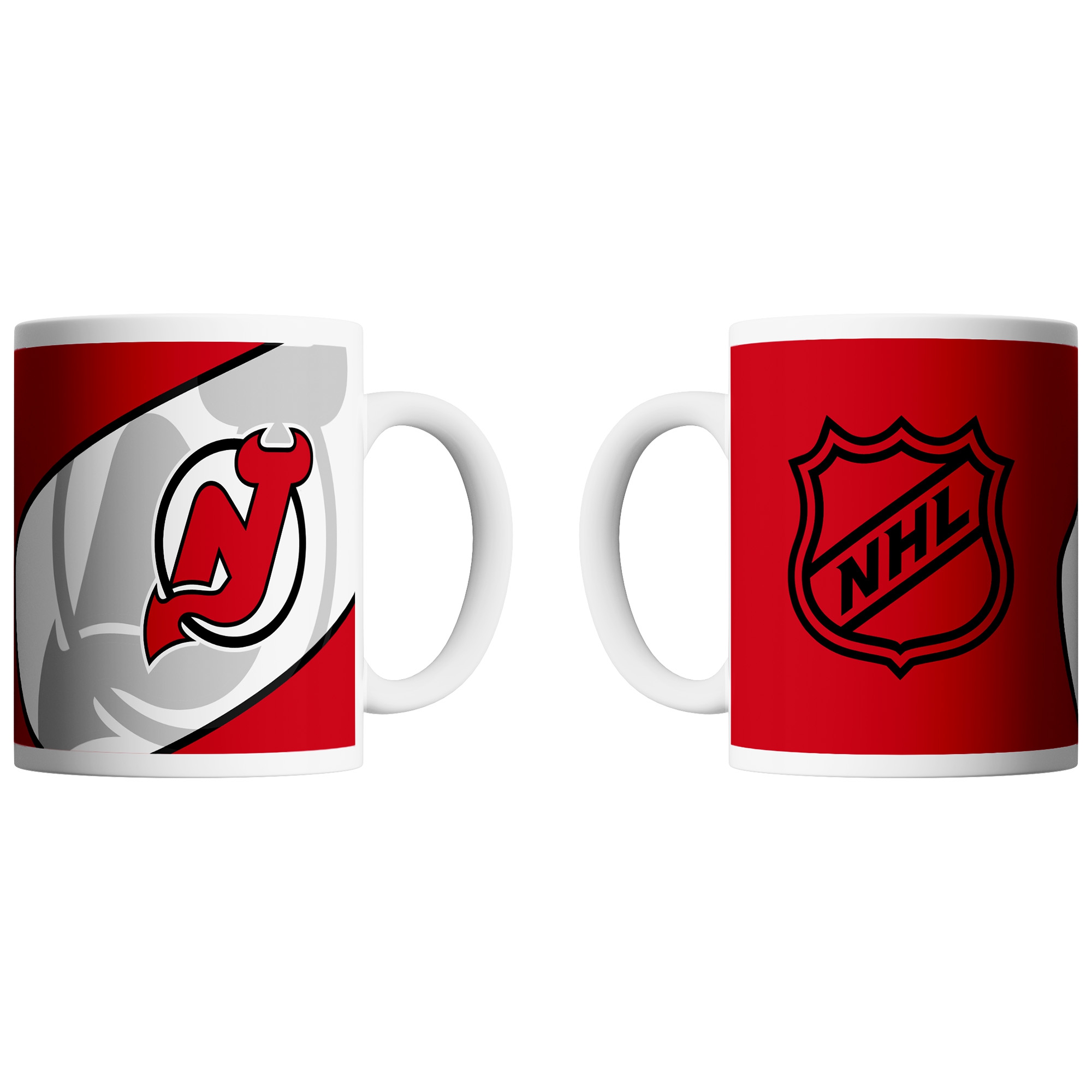 New Jersey Devils Shadow Logo & Shield NHL Becher (330 ml)