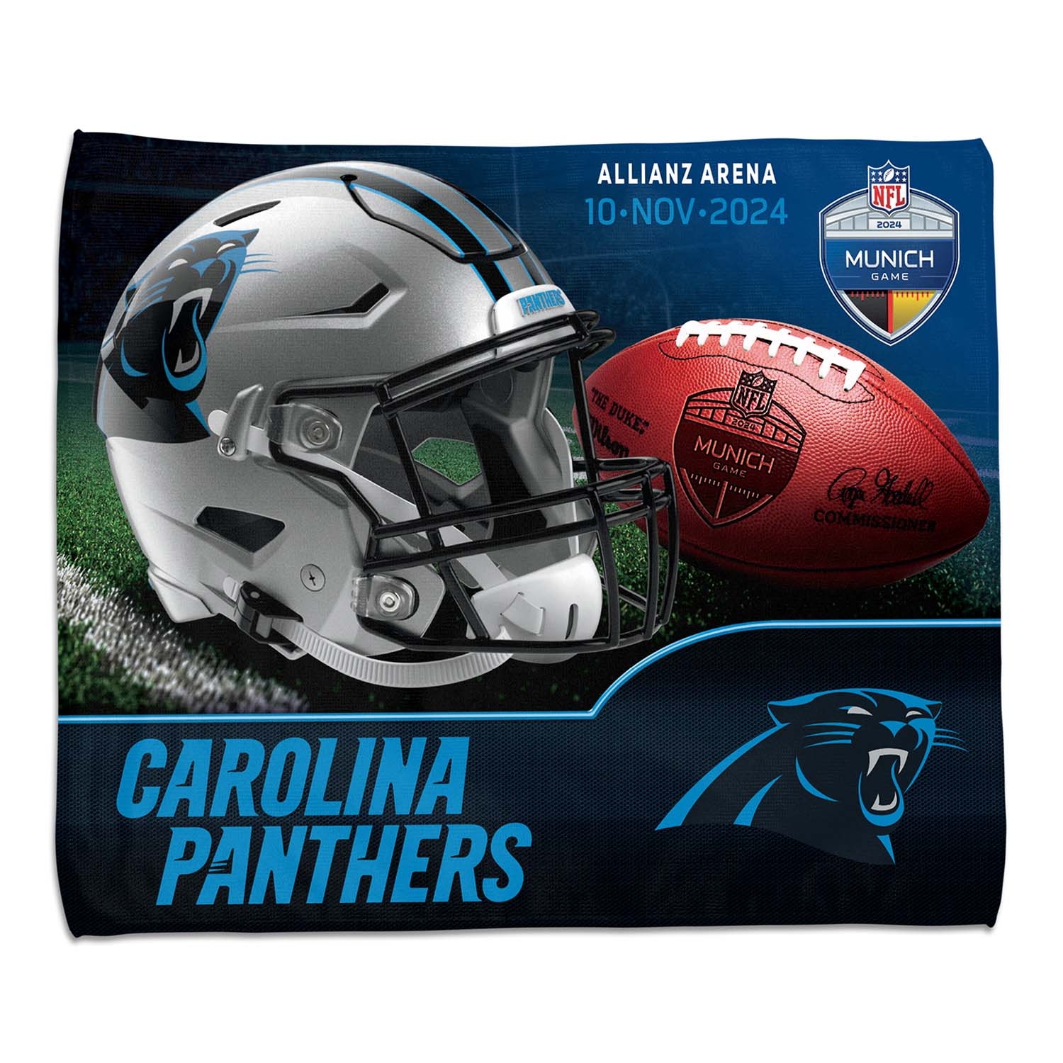 2024 NFL Munich Game Carolina Panthers Rally Towel