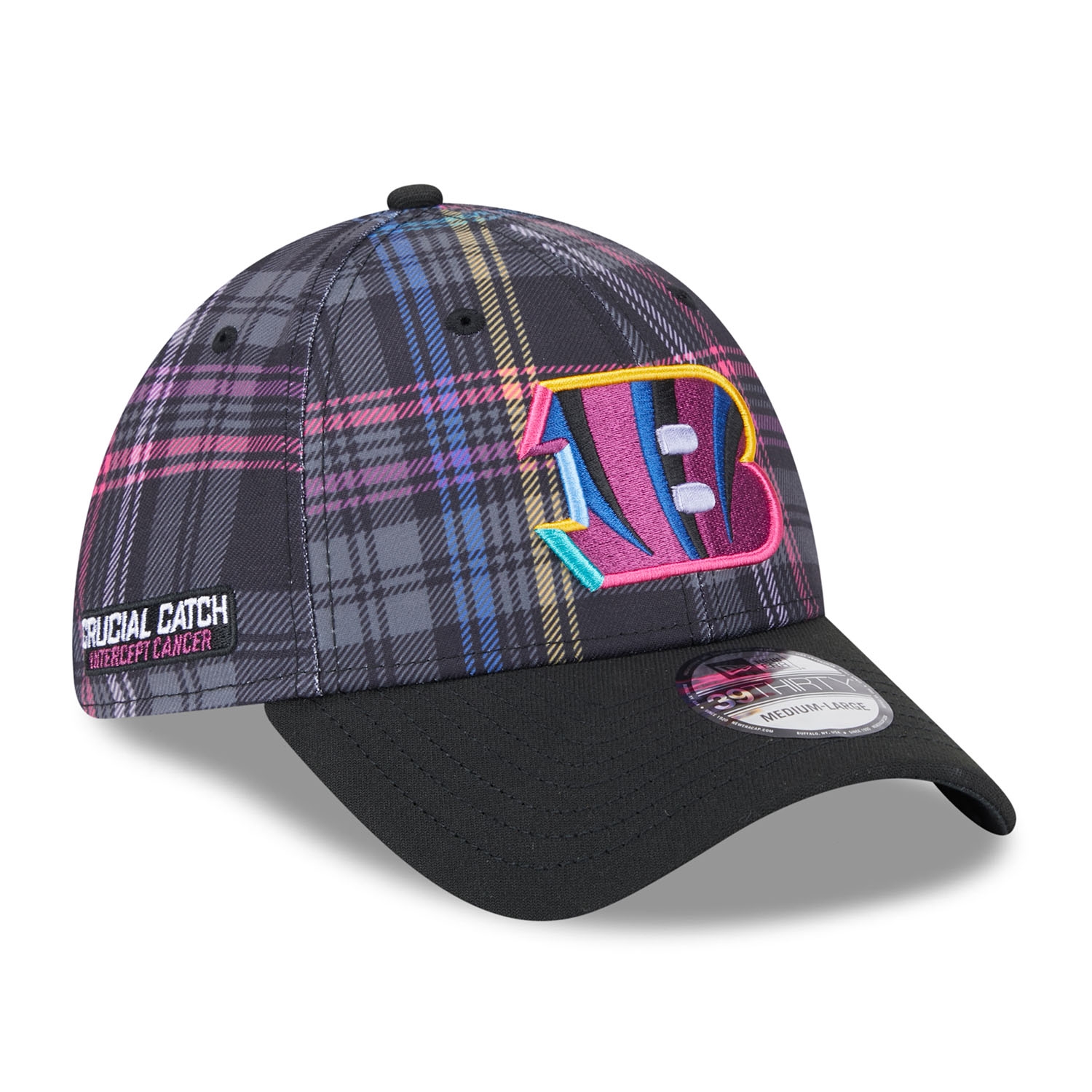 Cincinnati Bengals 2024 NFL Crucial Catch New Era 39THIRTY Flex Cap