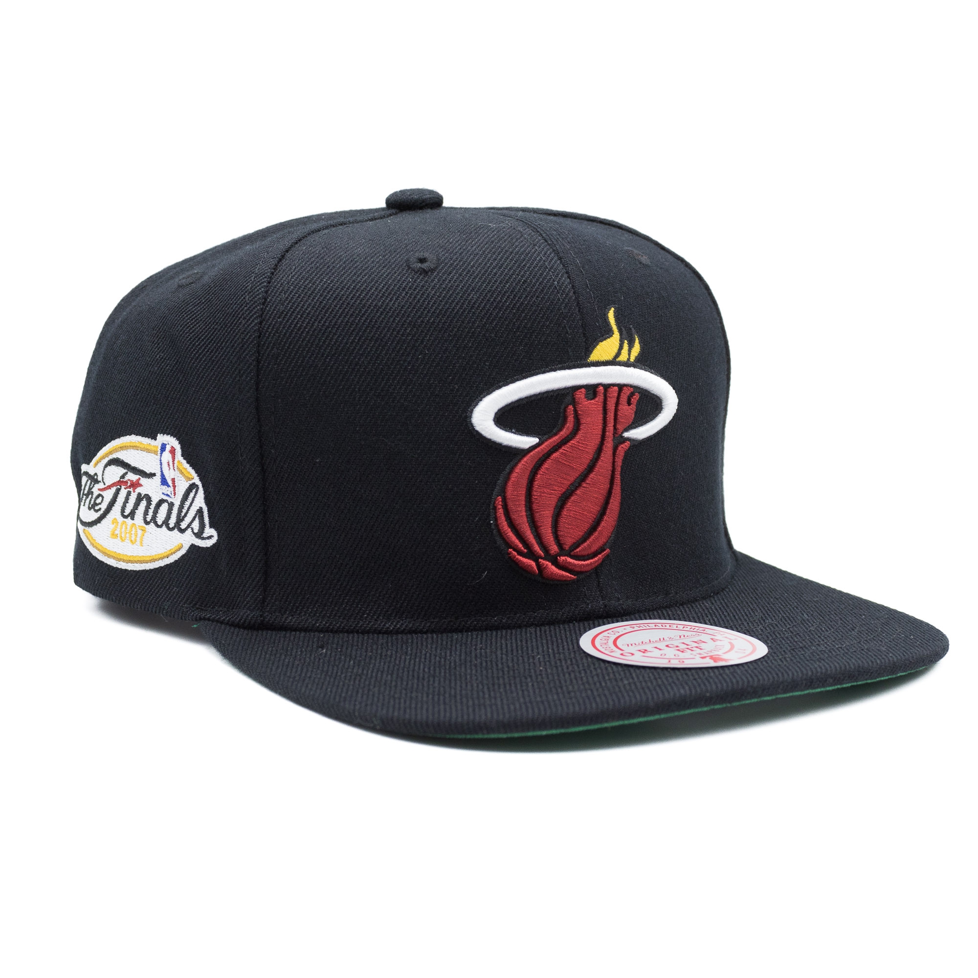 Miami Heat 2007 NBA Finals Mitchell & Ness Snapback Cap Schwarz