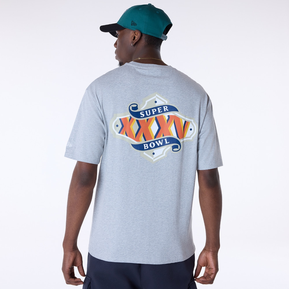 Baltimore Ravens Super Bowl XXXV Oversized NFL T-Shirt Grau