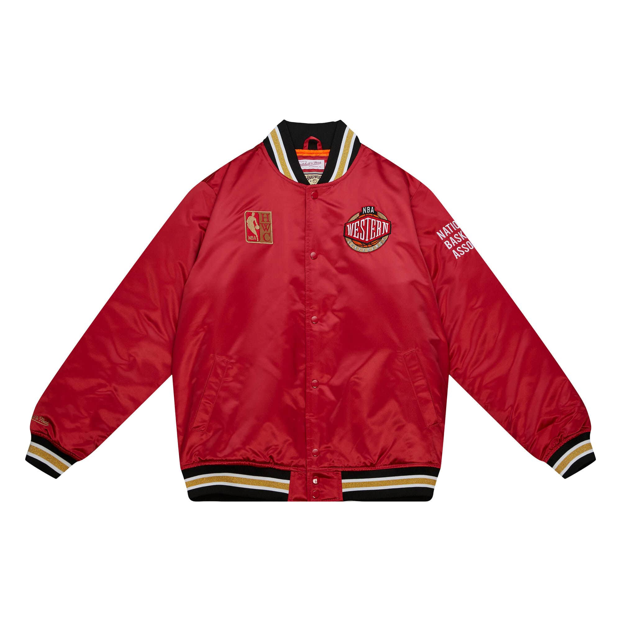 NBA Western Conference All-Star Mitchell & Ness Heavyweight Satin Jacket
