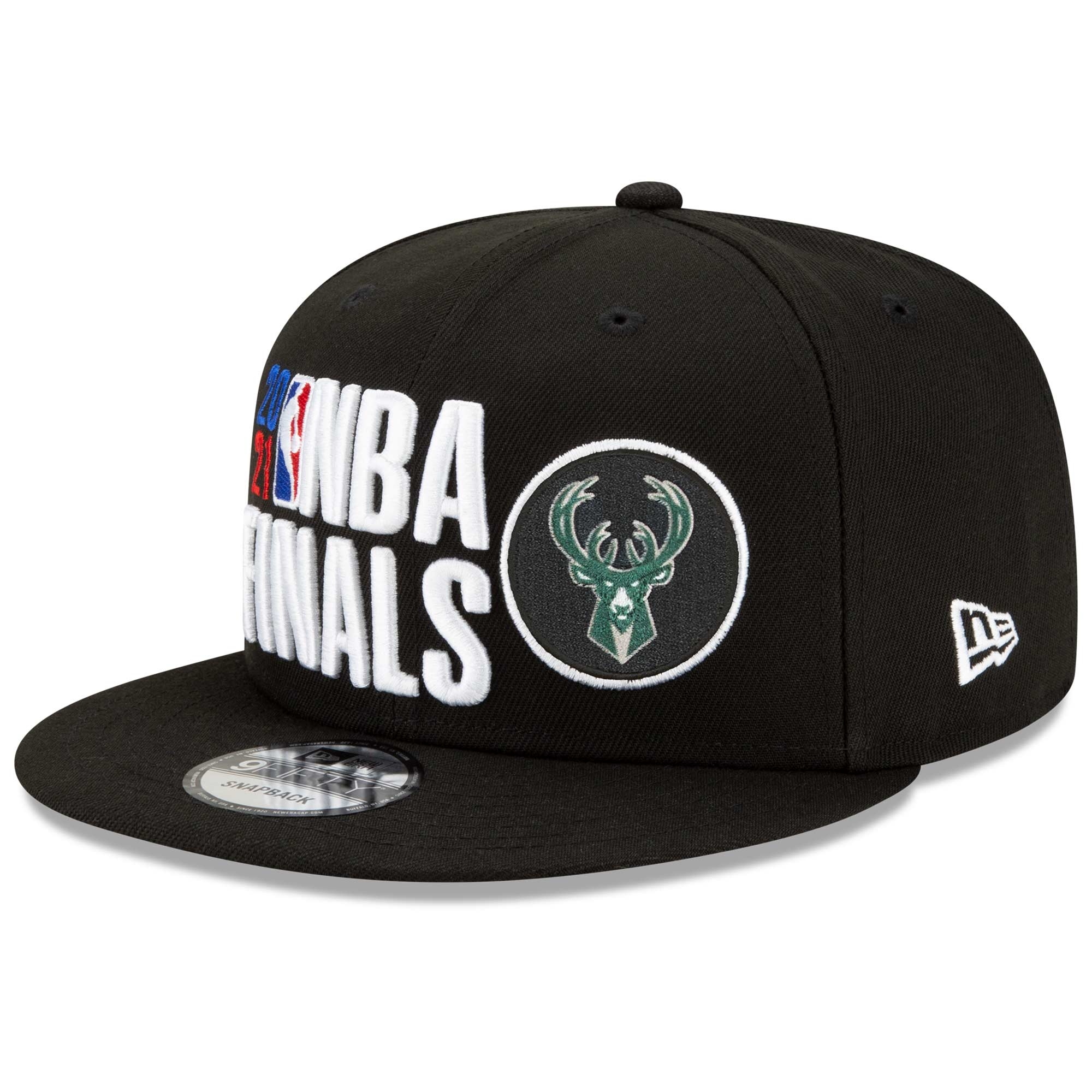 Milwaukee Bucks 2021 NBA Finals On-Court New Era 9FIFTY Snapback NBA Cap