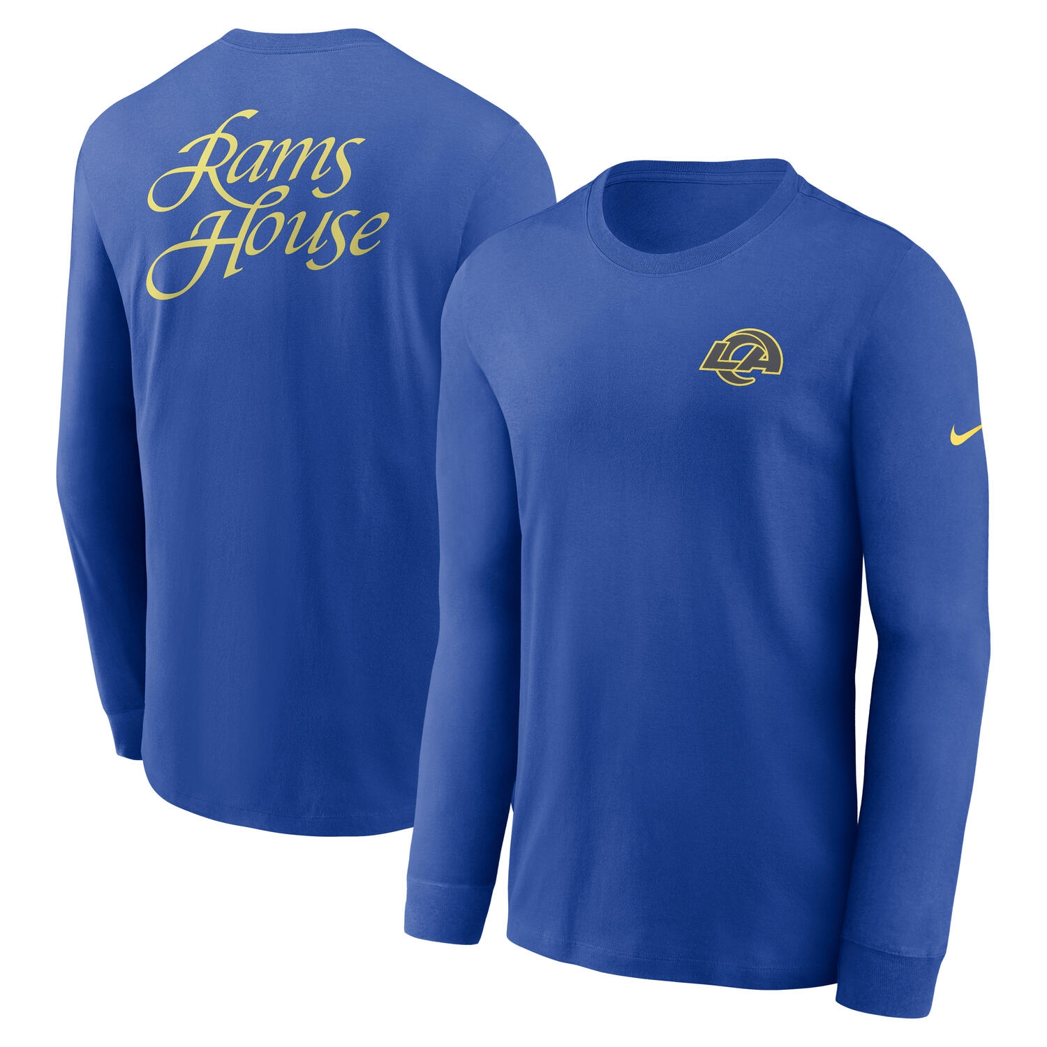 Los Angeles Rams 2025 Rivalries Essential NFL Long Sleeve T-Shirt Blau