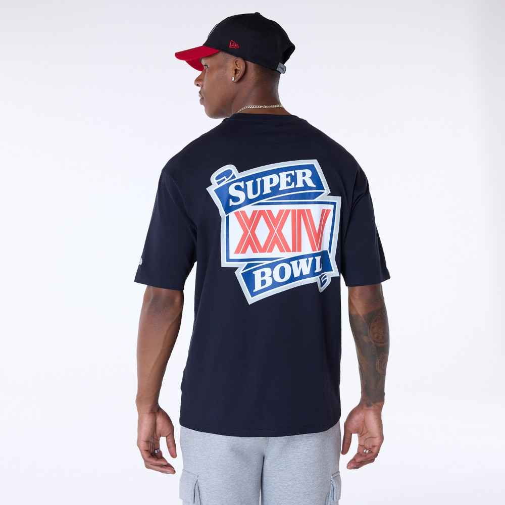 San Francisco 49ers Super Bowl XXIV Oversized NFL T-Shirt Navy
