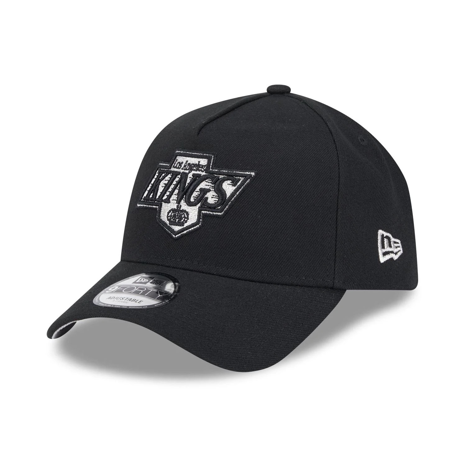 Los Angeles Kings New Era 9FORTY A-Frame Trucker NHL Cap Schwarz