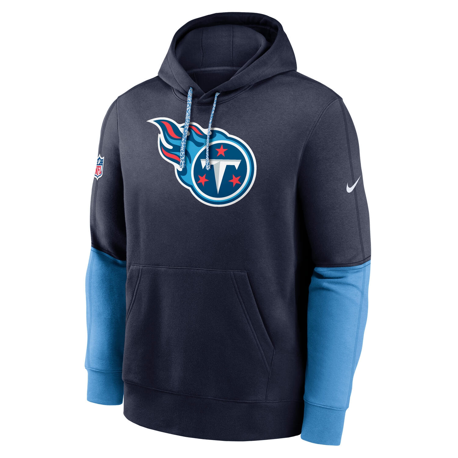 Tennessee Titans 2024 NFL Sideline Nike Club Hoodie Navy