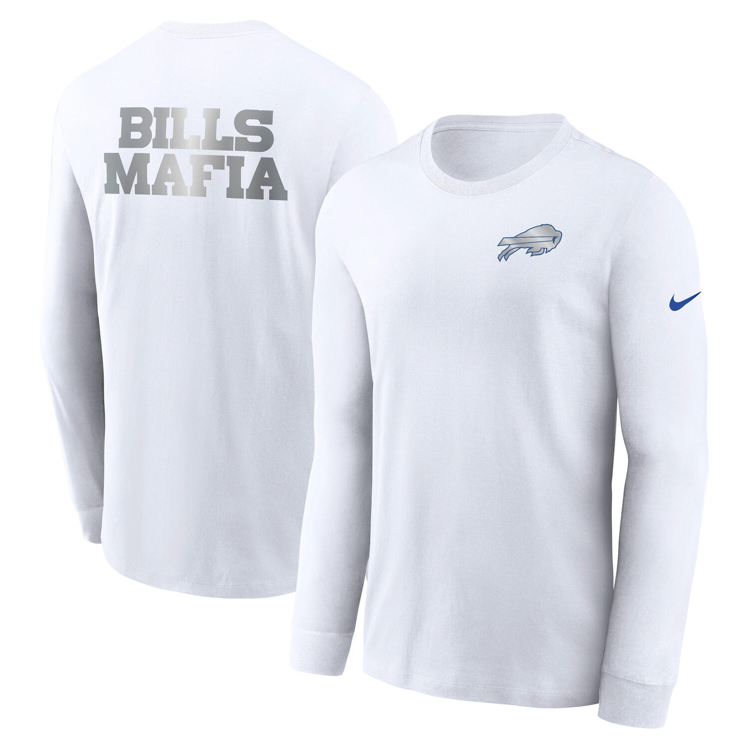 Buffalo Bills 2025 Rivalries Essential NFL Long Sleeve T-Shirt White