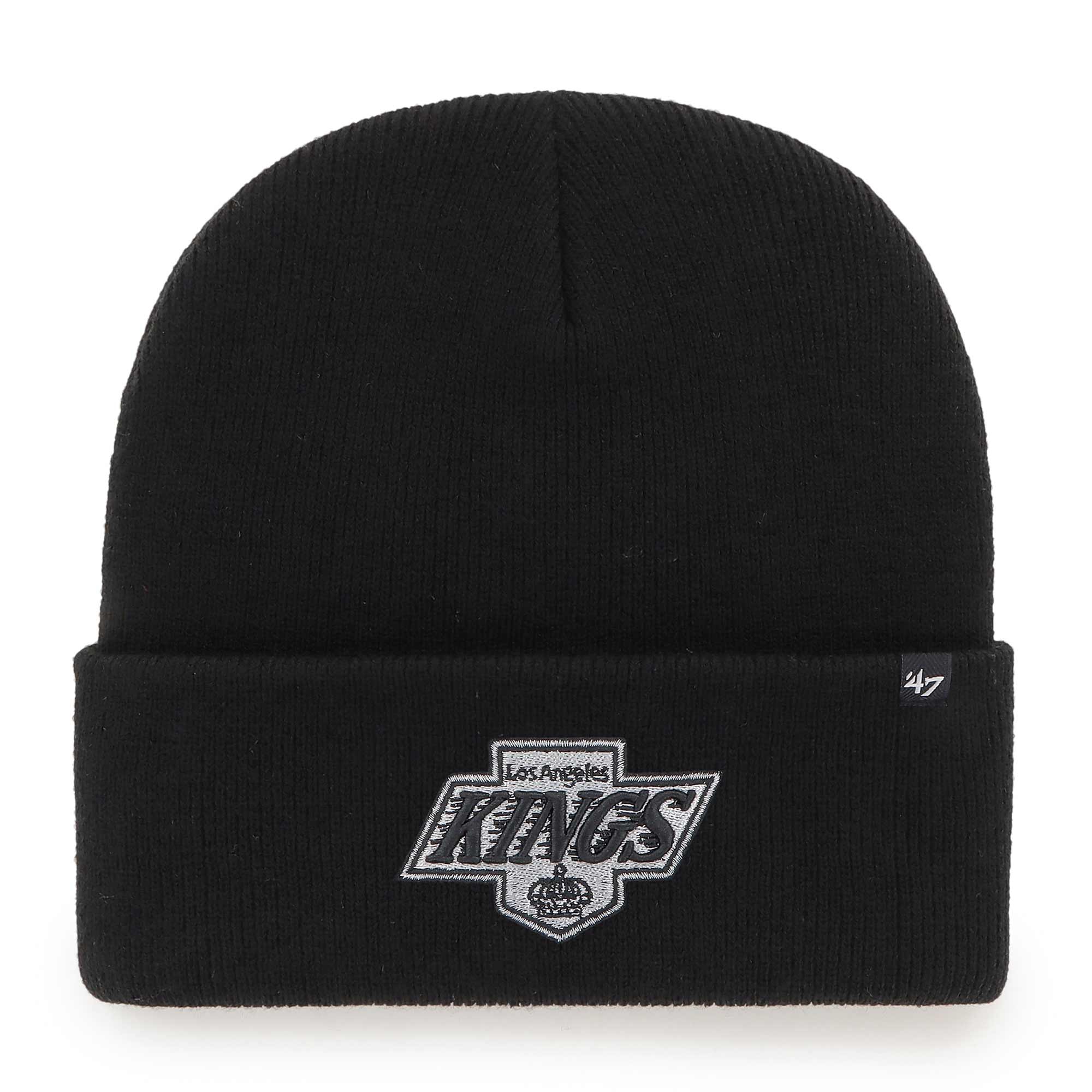 Los Angeles Kings Vintage '47 Haymaker NHL Beanie Wintermütze Schwarz