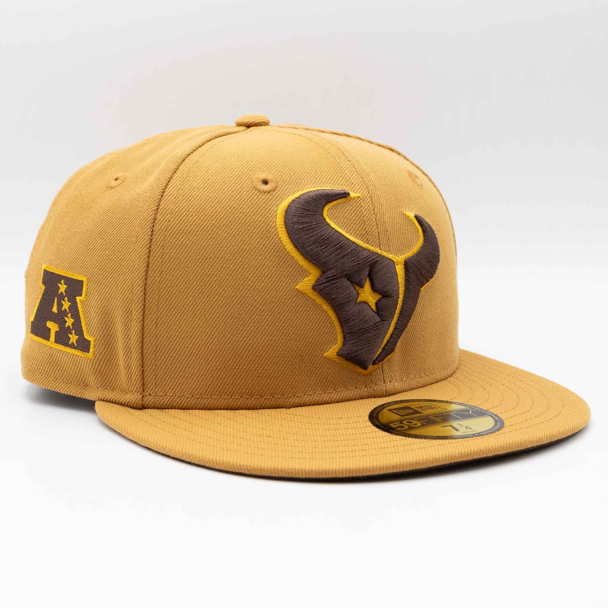 Houston Texans Walnut AFC New Era 59FIFTY Fitted NFL Cap