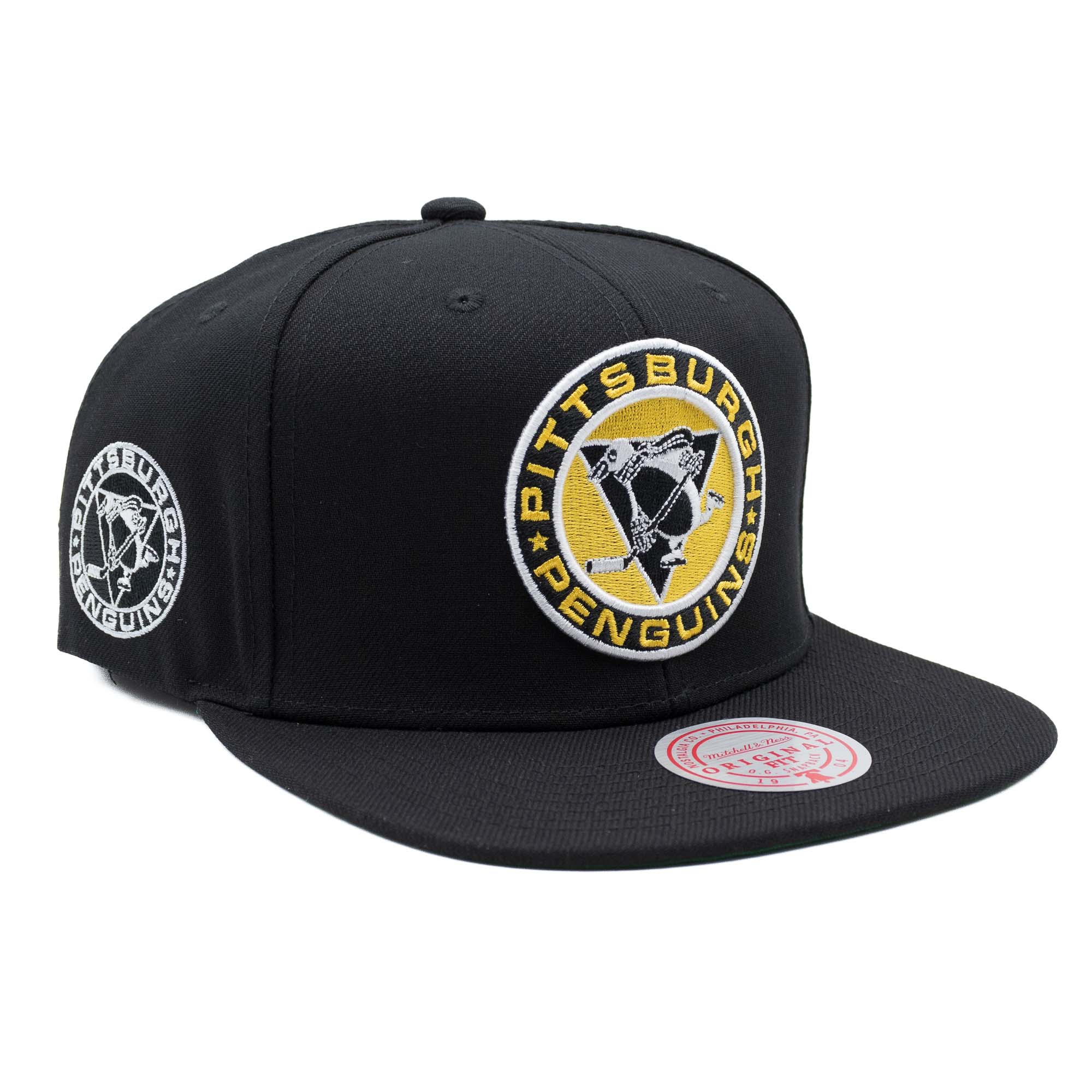 Pittsburgh Penguins Flip Mitchell & Ness Snapback NHL Cap Black