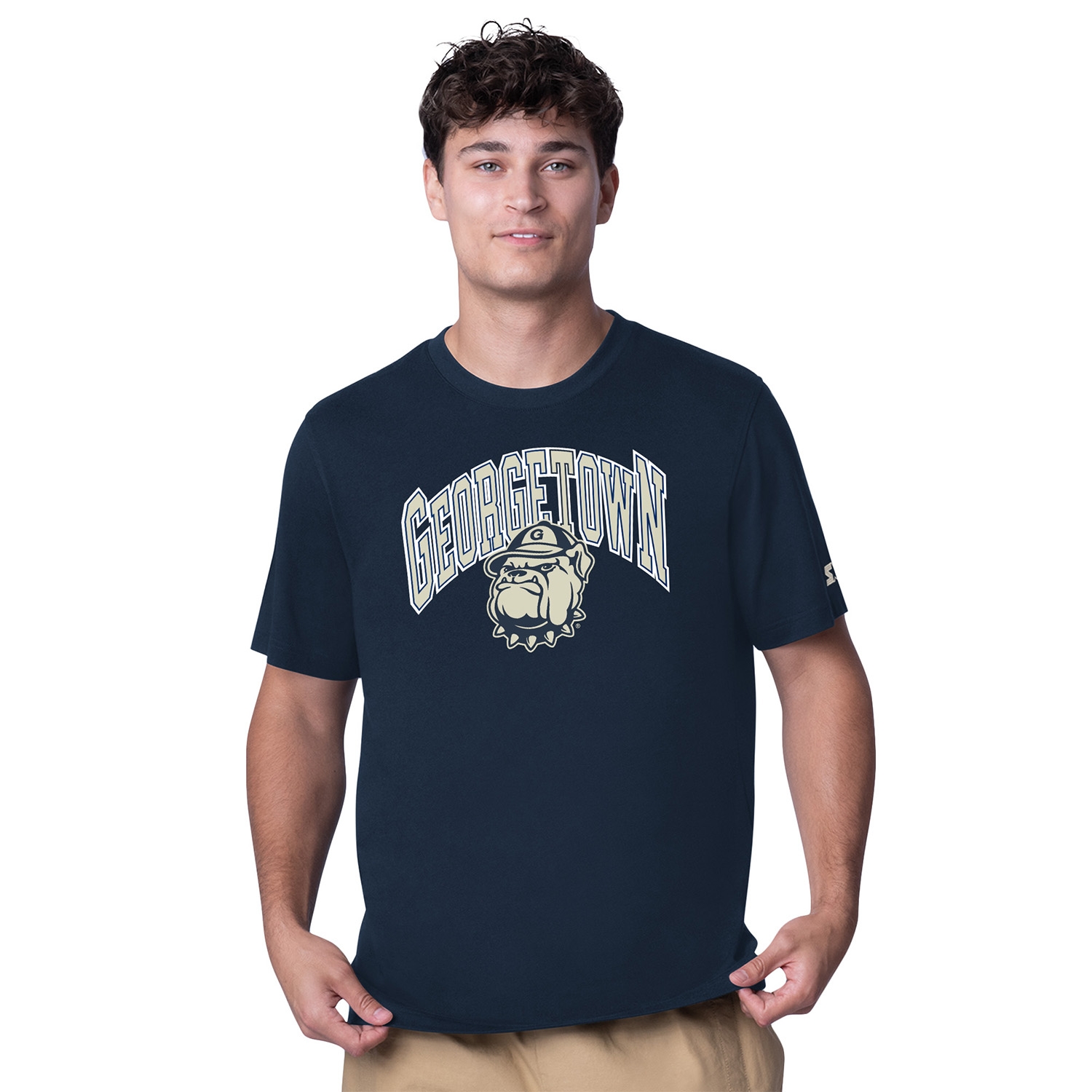 Georgetown Hoyas Starter Team Arch NCAA T-Shirt Navy