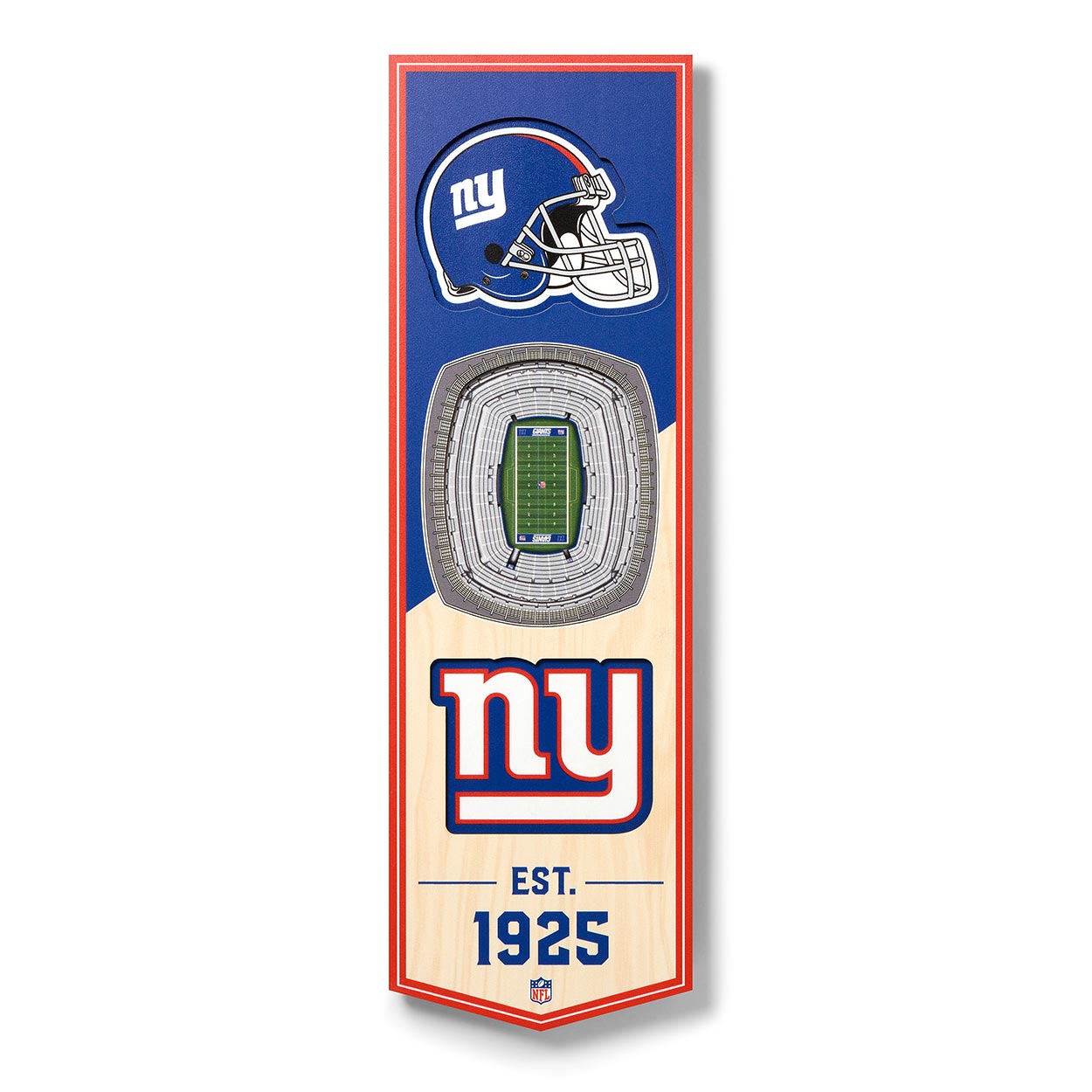 New York Giants 3D Stadium NFL Banner Bild