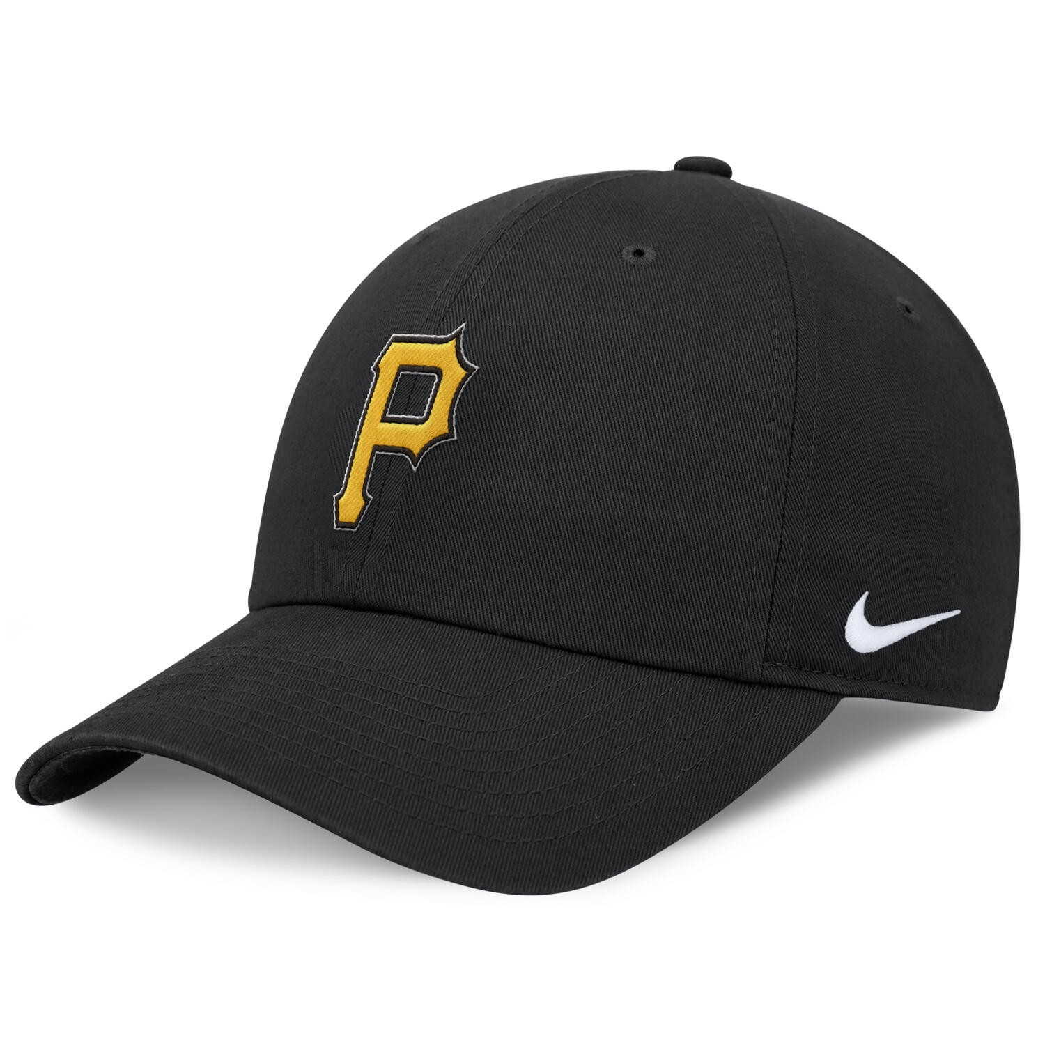 Pittsburgh Pirates Organic Cotton Nike Club Adjustable Cap Schwarz