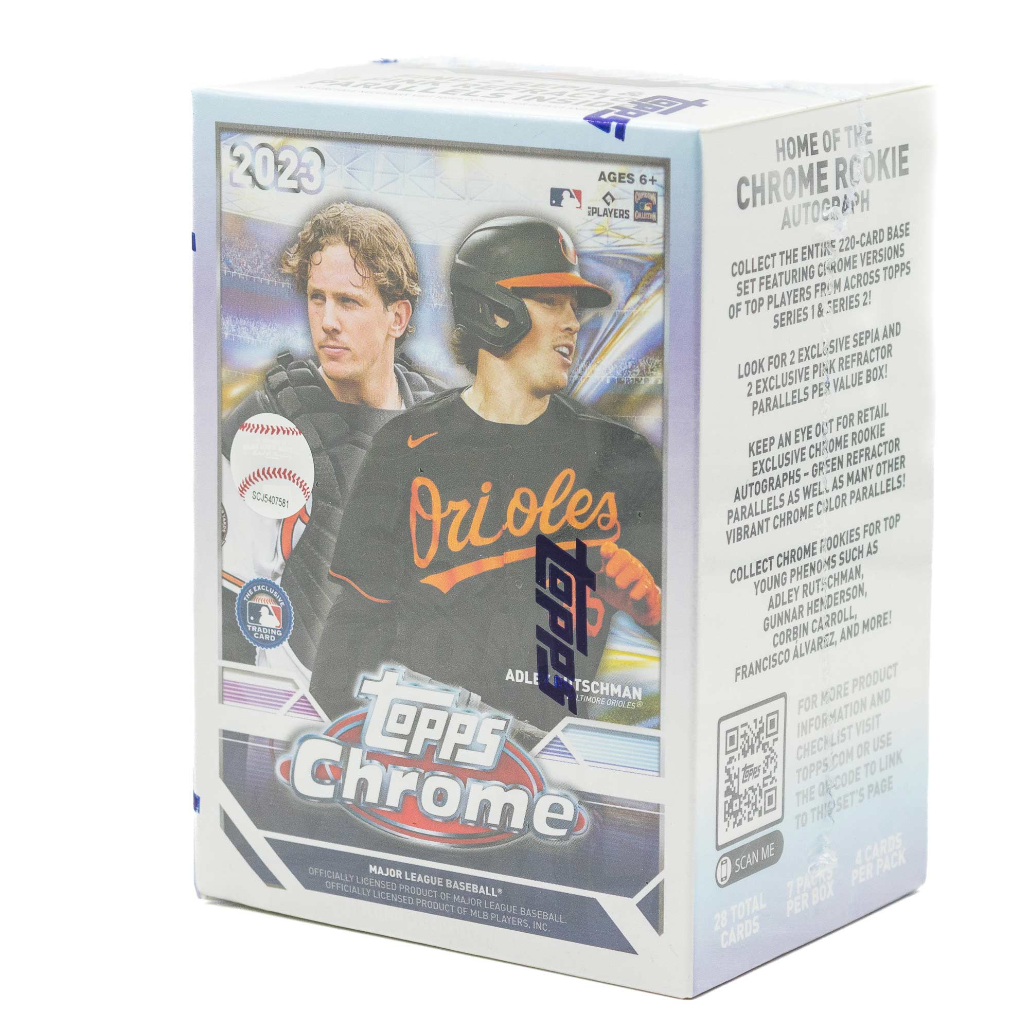 2023 Topps Chrome Baseball MLB Blaster Box