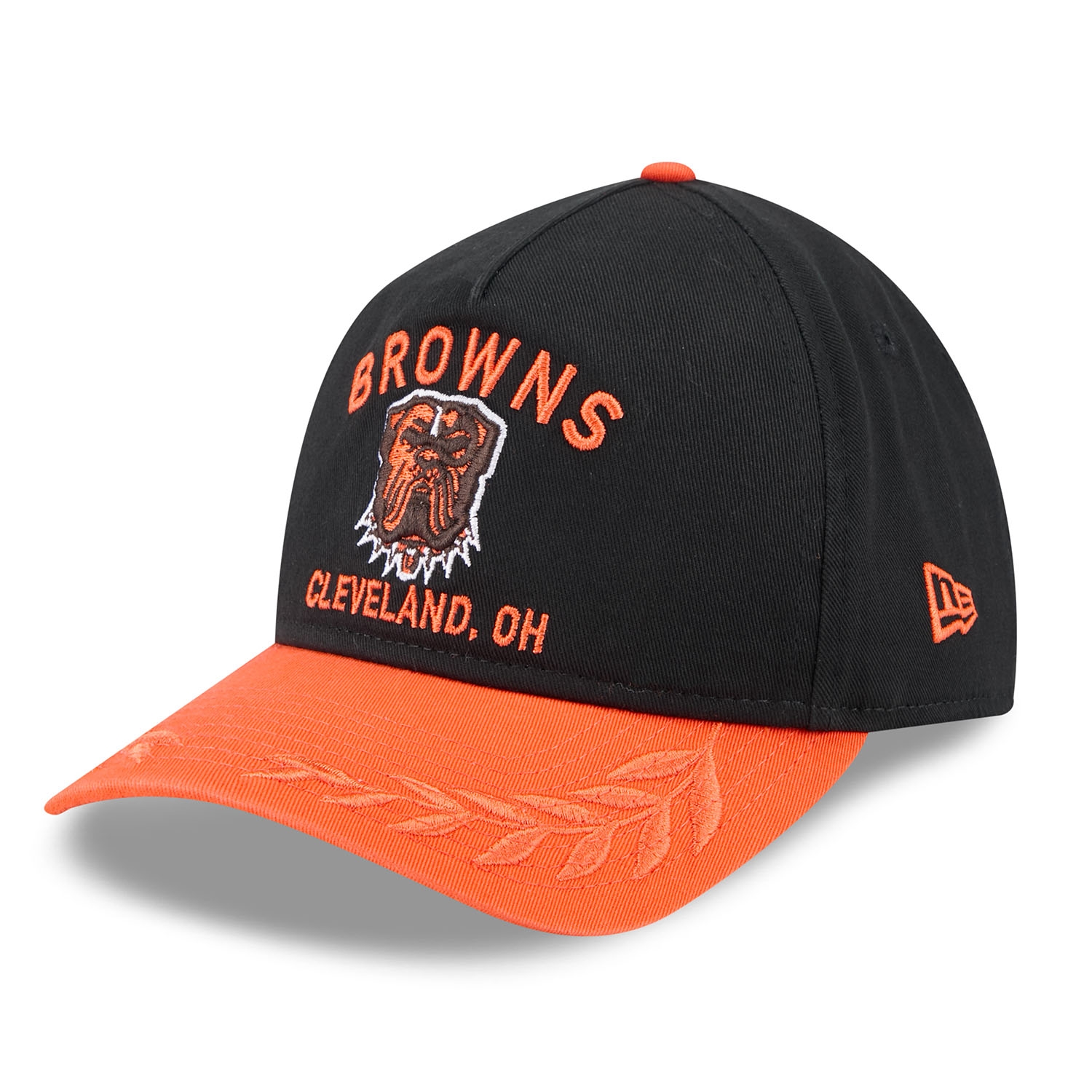 Cleveland Browns 2025 NFL Draft 9TWENTY A-Frame Adjustable Cap Schwarz