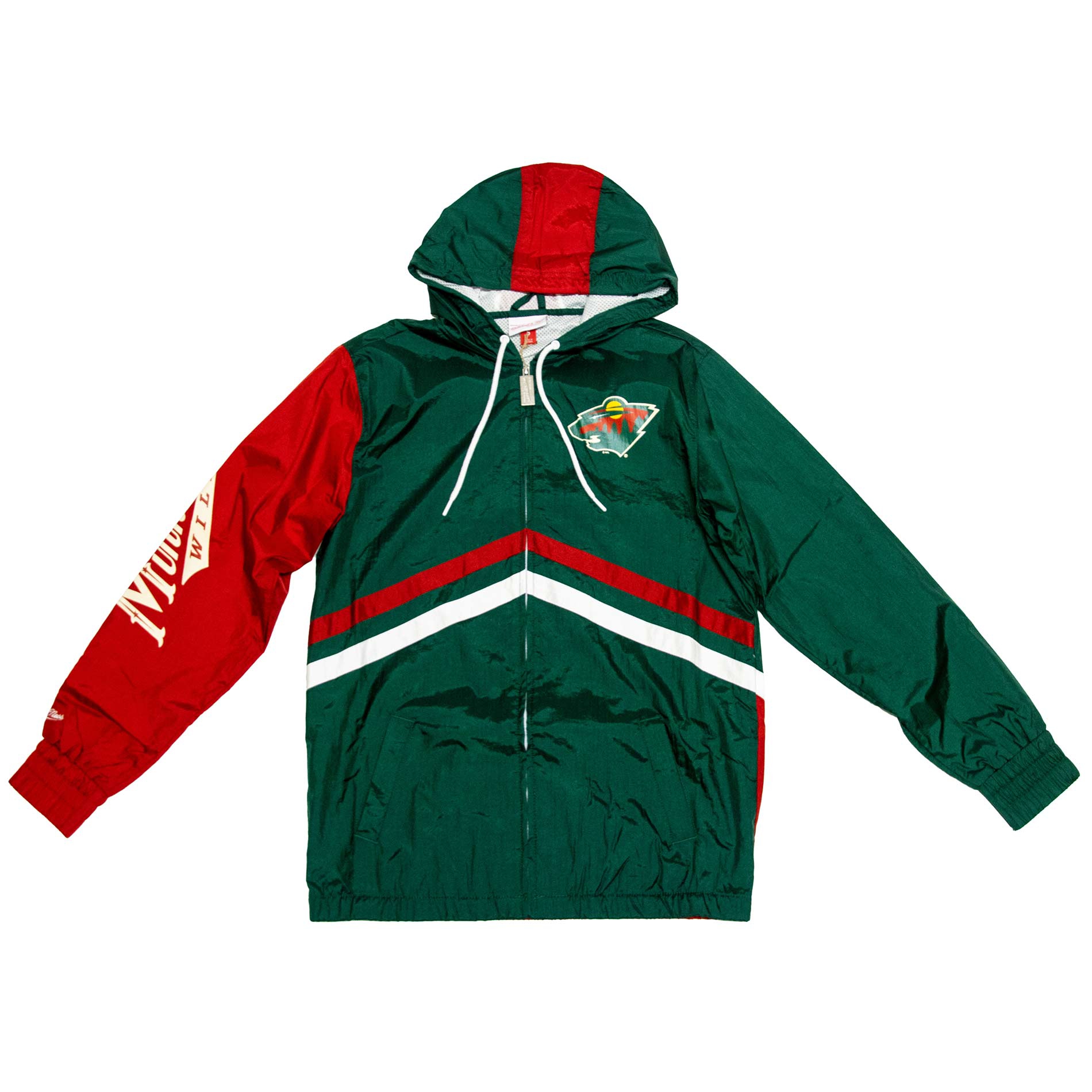 Minnesota Wild Undeniable Mitchell & Ness NHL Windbreaker Jacke