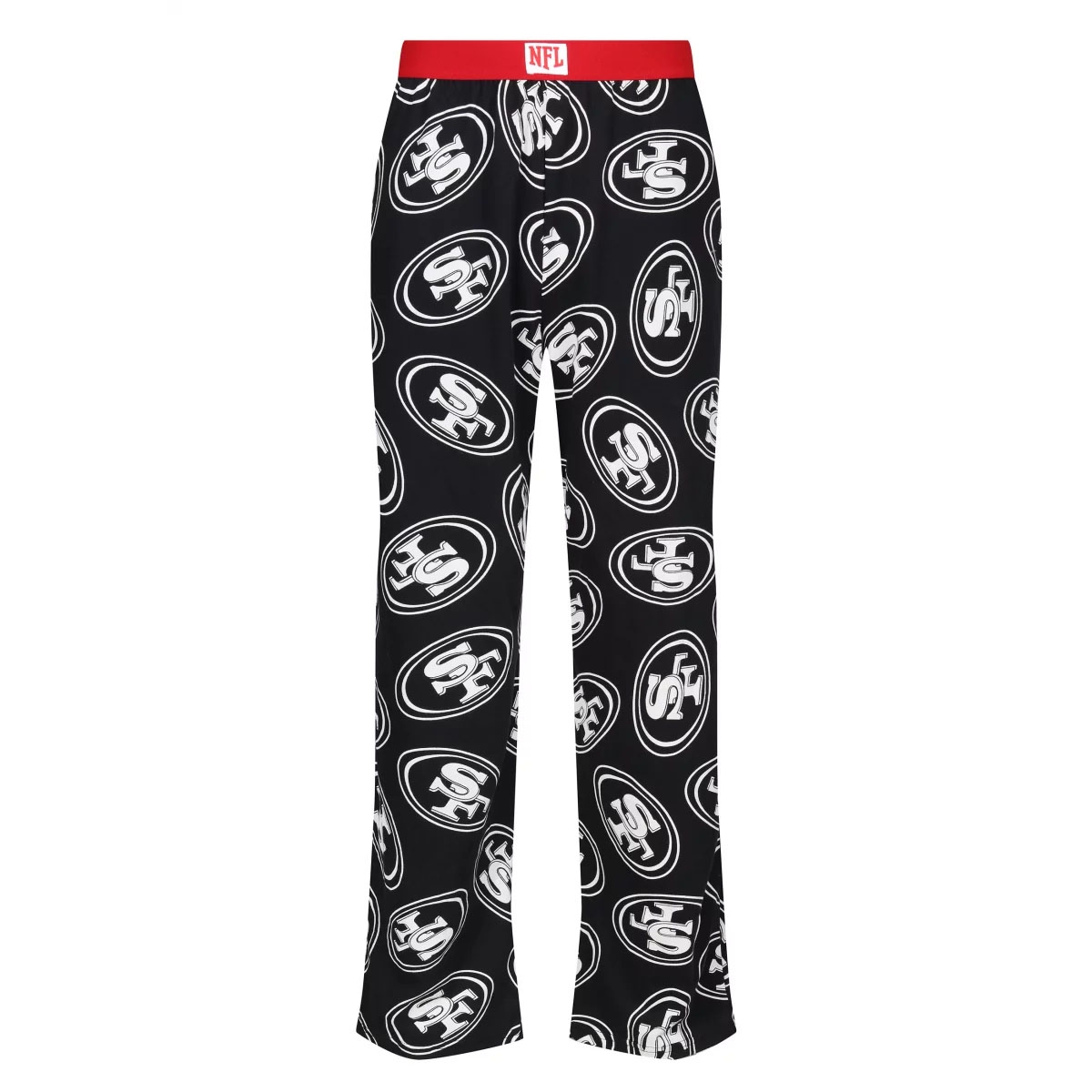 San Francisco 49ers Outline Recovered NFL Loungepants Schwarz