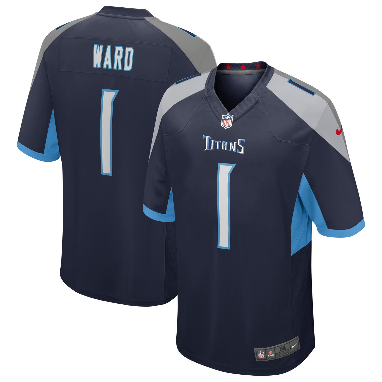 Cam Ward #1 Tennessee Titans Nike Game NFL Jersey Navy