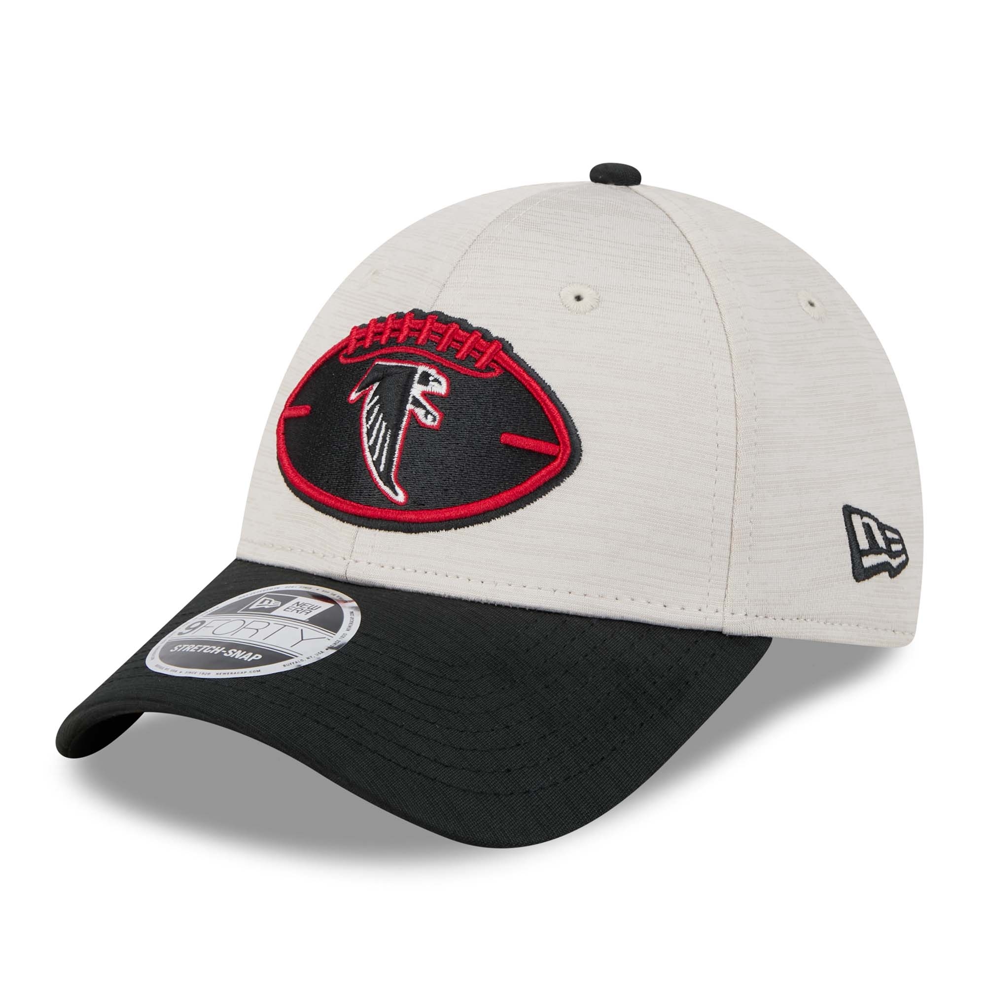 Atlanta Falcons Historic 2024 NFL Sideline New Era Stretch-Snap 9FORTY Cap