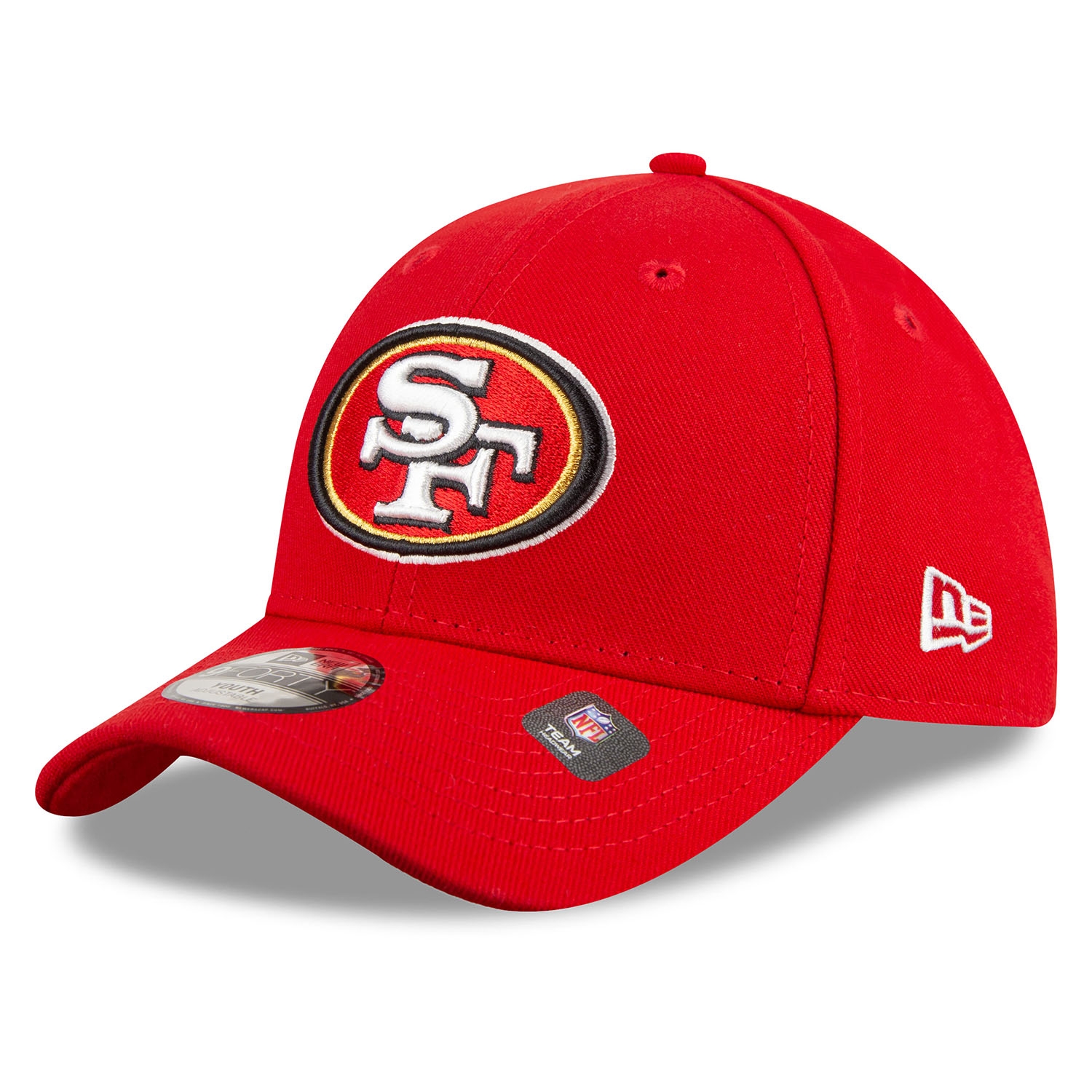 San Francisco 49ers NFL Team Logo New Era 9FORTY Adjustable Cap Rot (YOUTH)