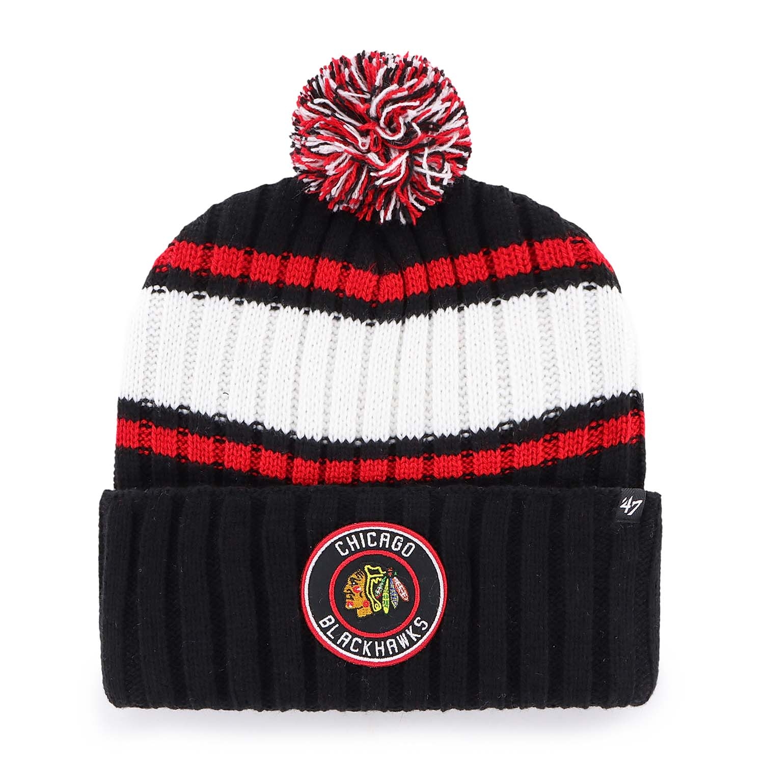 Chicago Blackhawks '47 Plateau NHL Wintermütze Schwarz