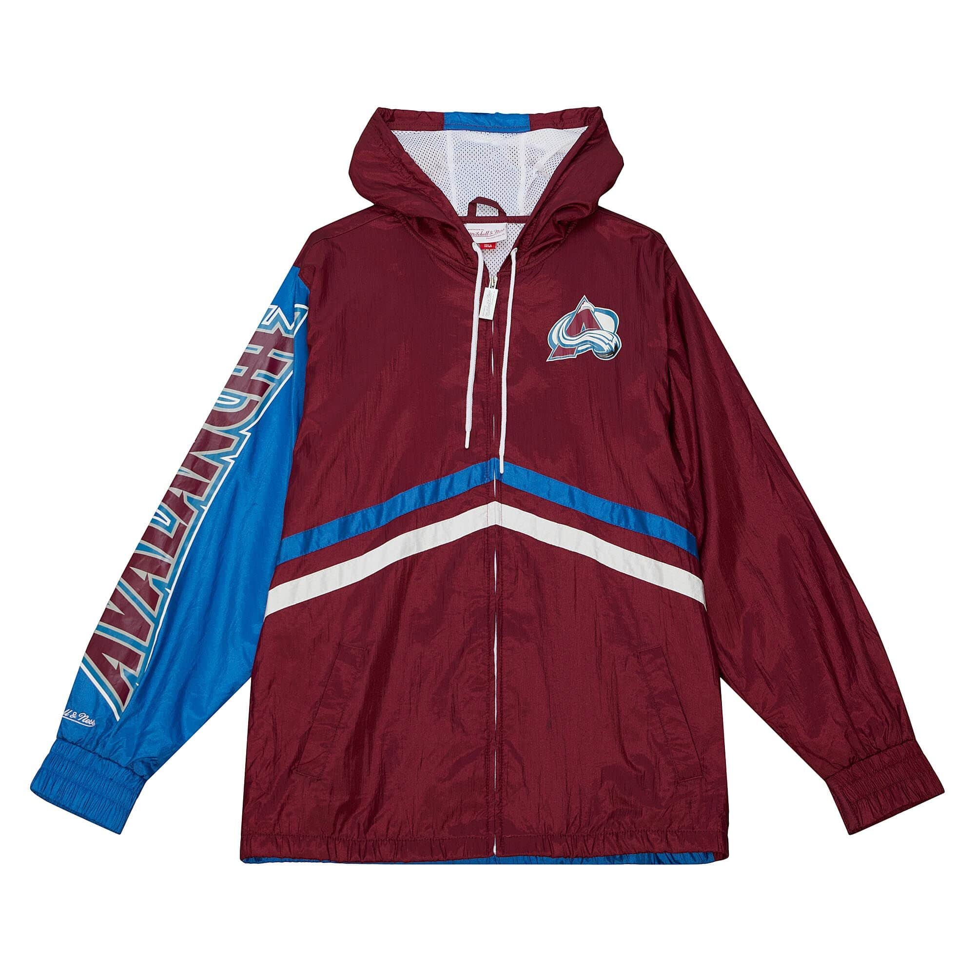 Colorado Avalanche Undeniable Mitchell & Ness NHL Windbreaker Jacke