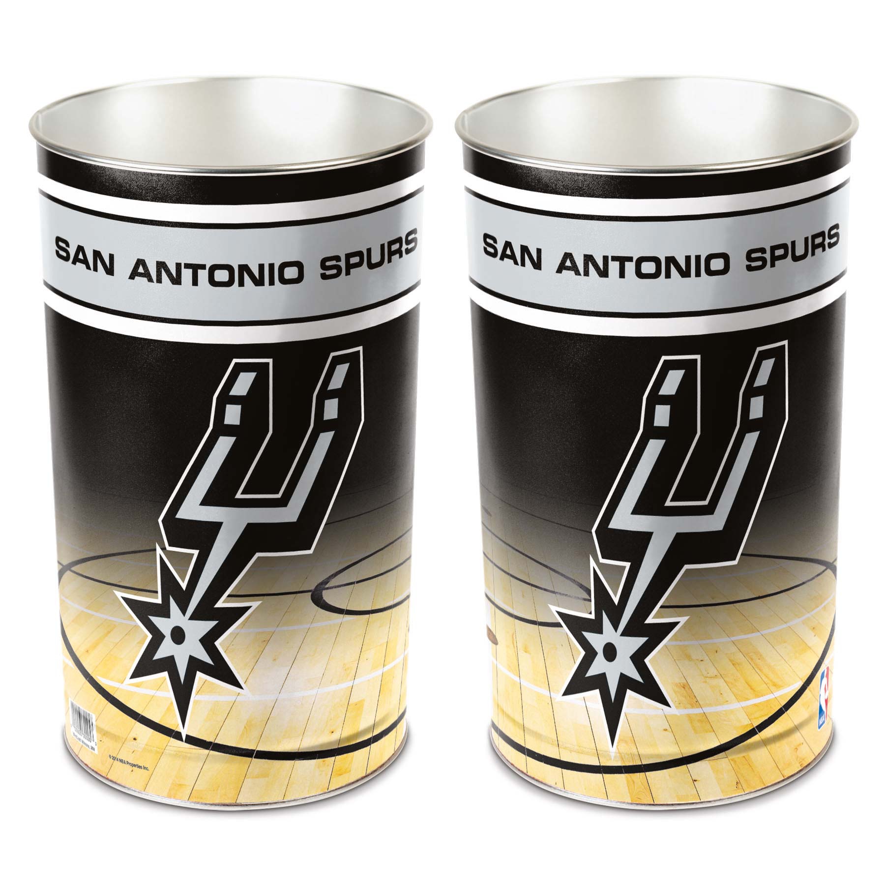 San Antonio Spurs WinCraft Metall NBA Papierkorb
