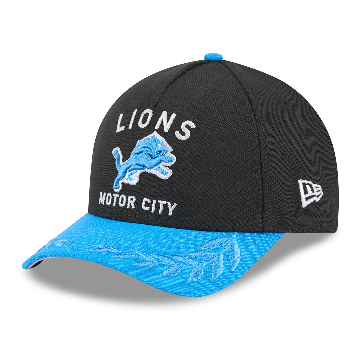 Detroit Lions 2025 NFL Draft 9FORTY M-Crown A-Frame Snapback Cap Schwarz