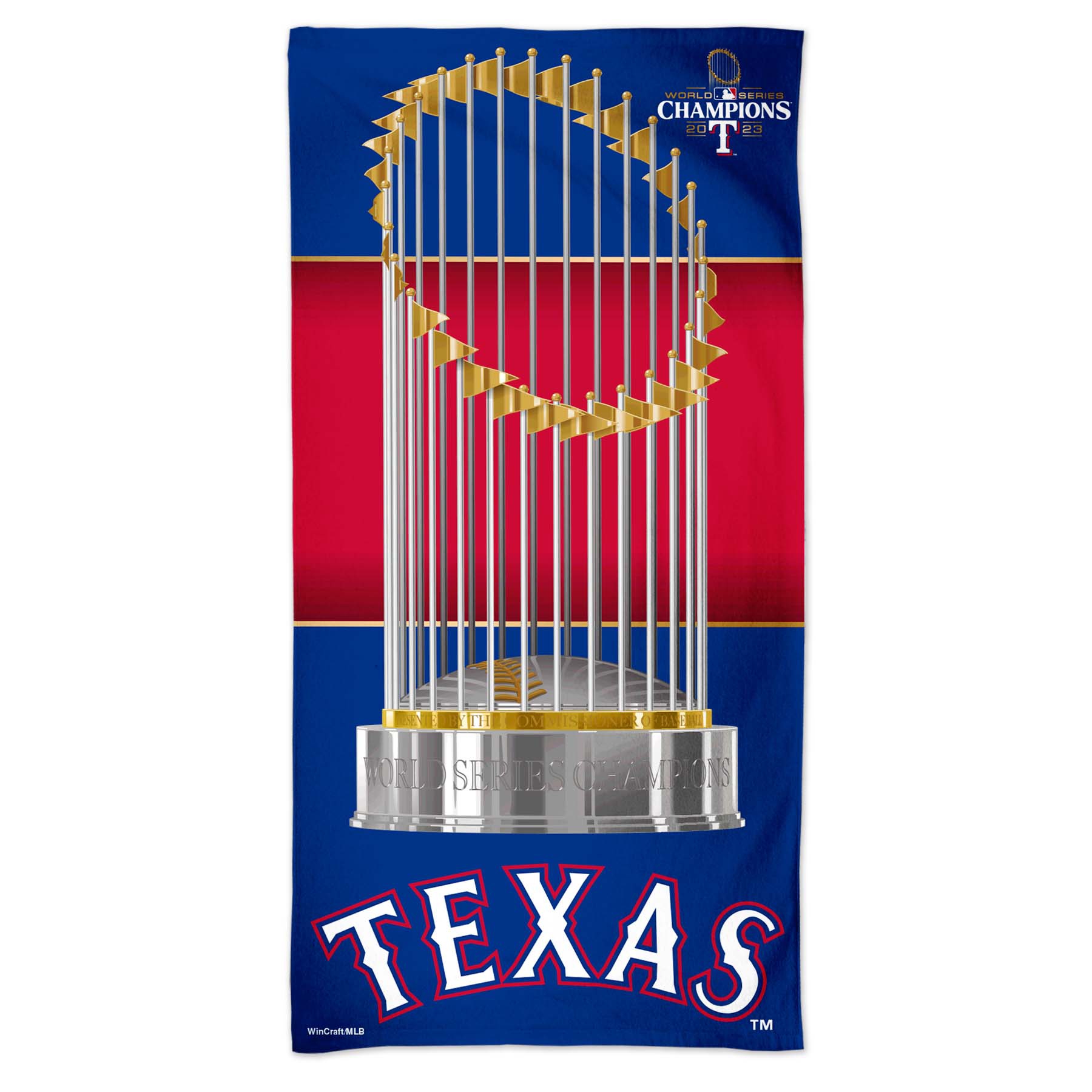 Texas Rangers 2023 World Series Champions MLB Strandtuch