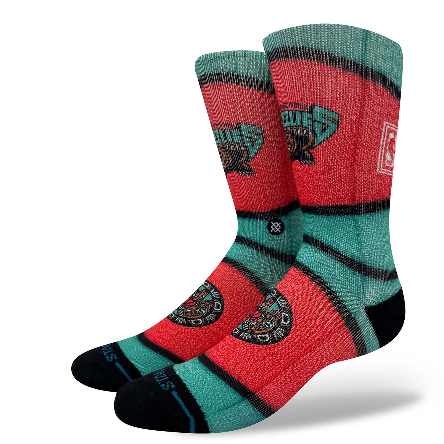 Vancouver Grizzlies Classic Mini Ball Stance Crew Socks