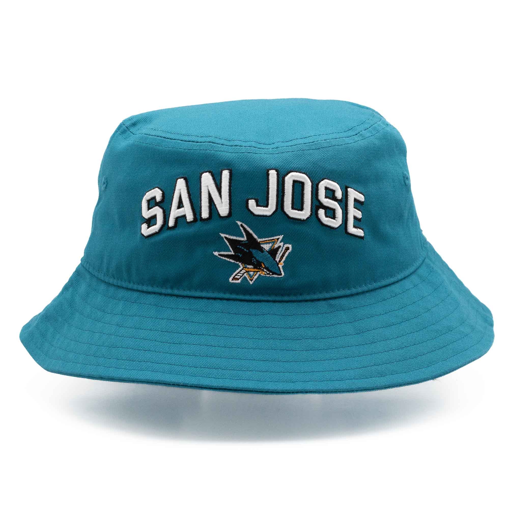 San Jose Sharks Starter Slapshot NHL Bucket Hat Teal