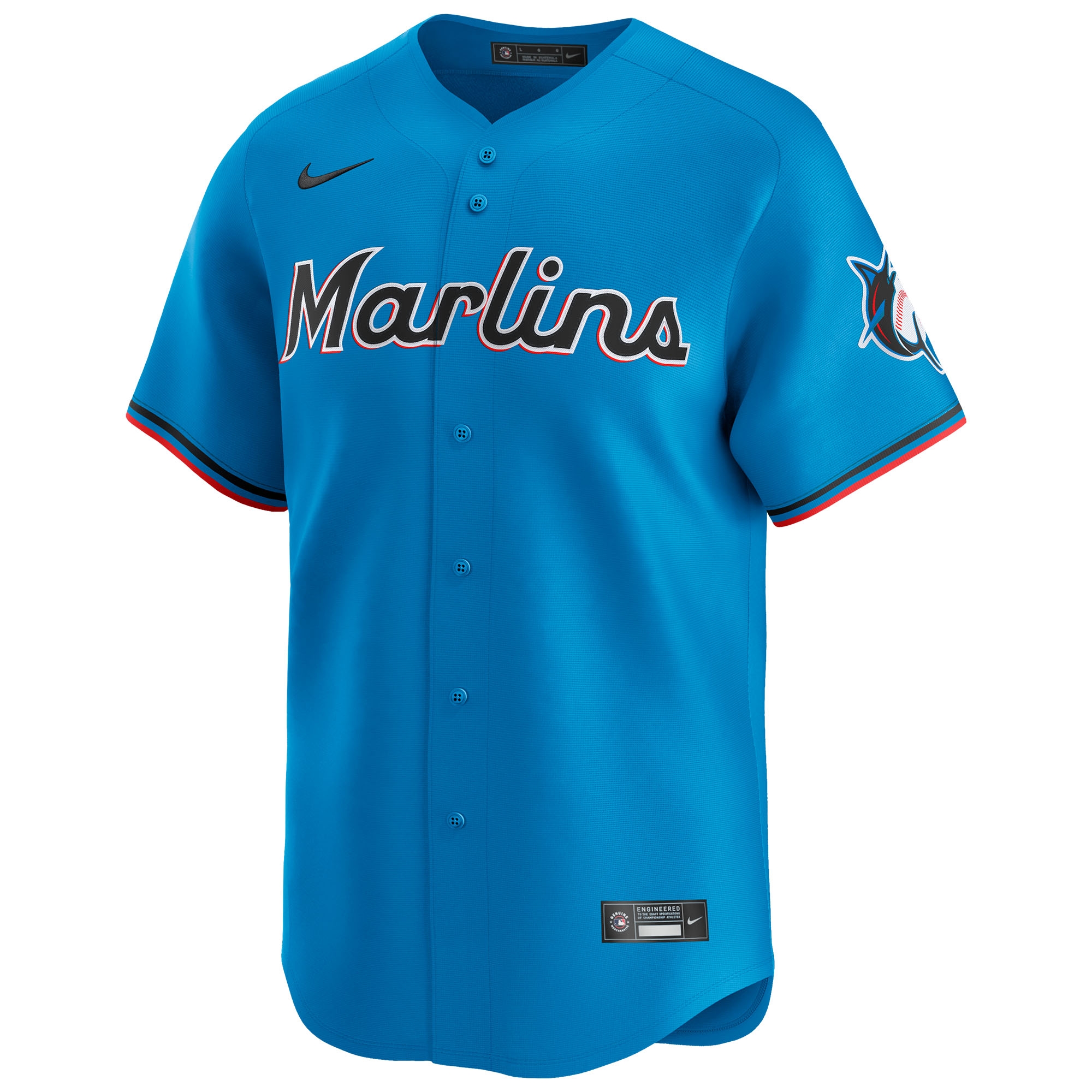 Miami Marlins Nike Limited MLB Baseball Jersey Alternate Blue