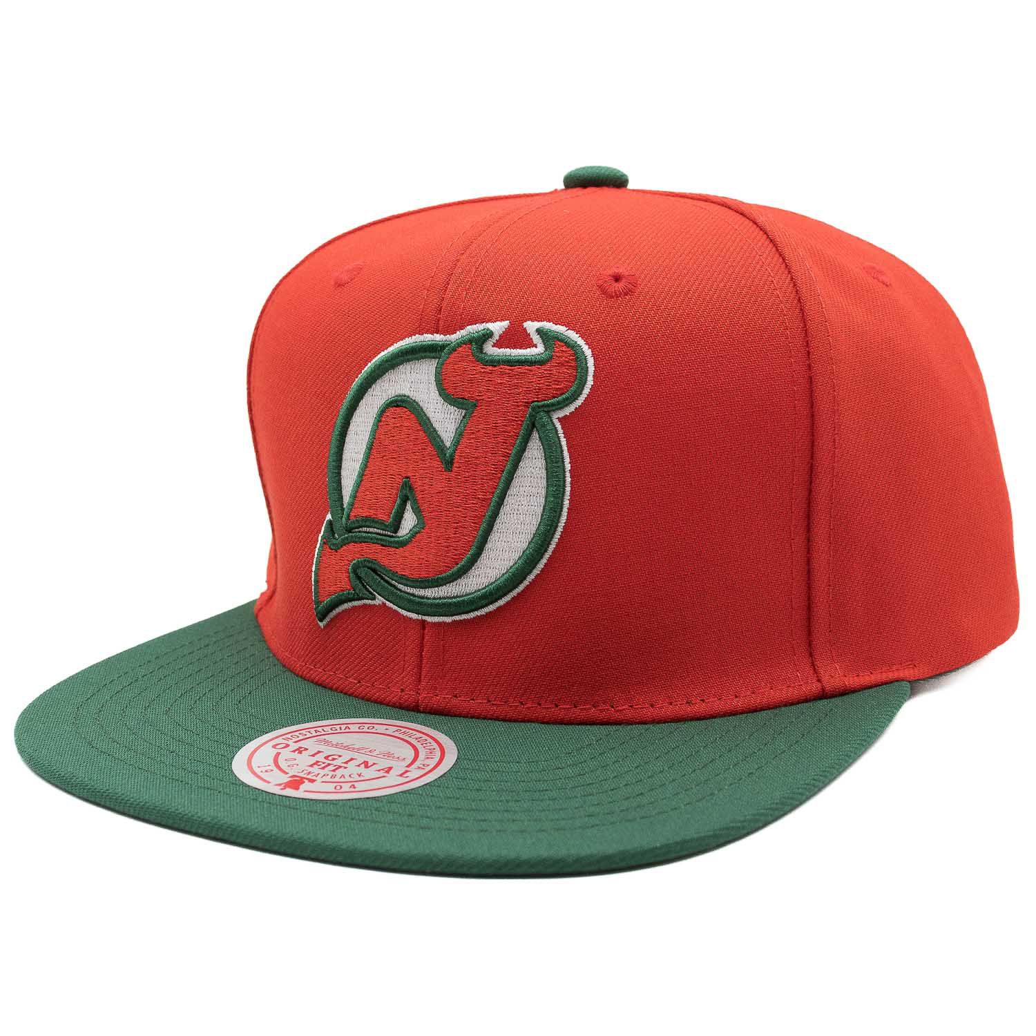 New Jersey Devils Team 2-Tone Mitchell & Ness Snapback NHL Cap