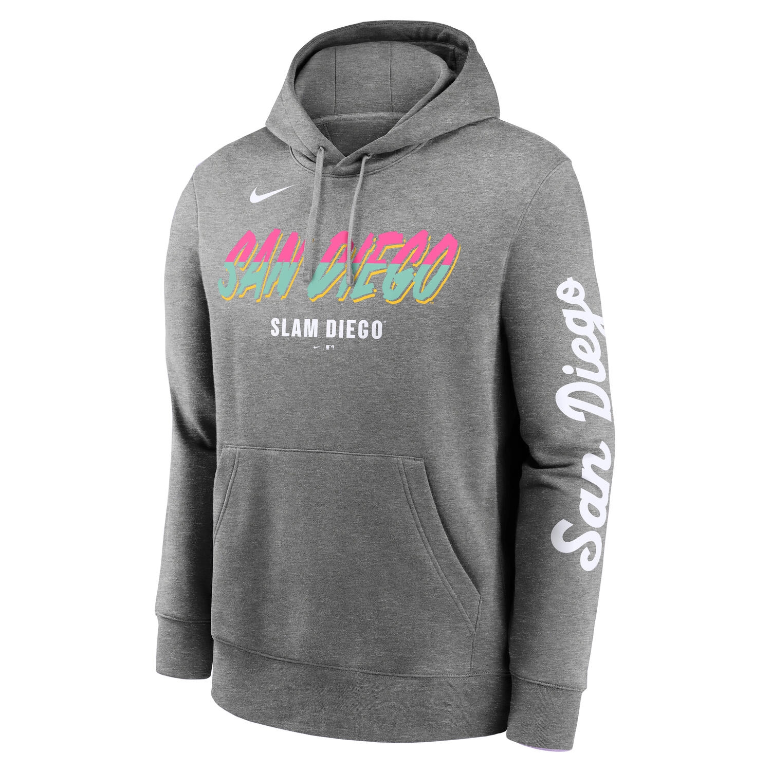 San Diego Padres City Connect Nike French Terry Club Hoodie Gray