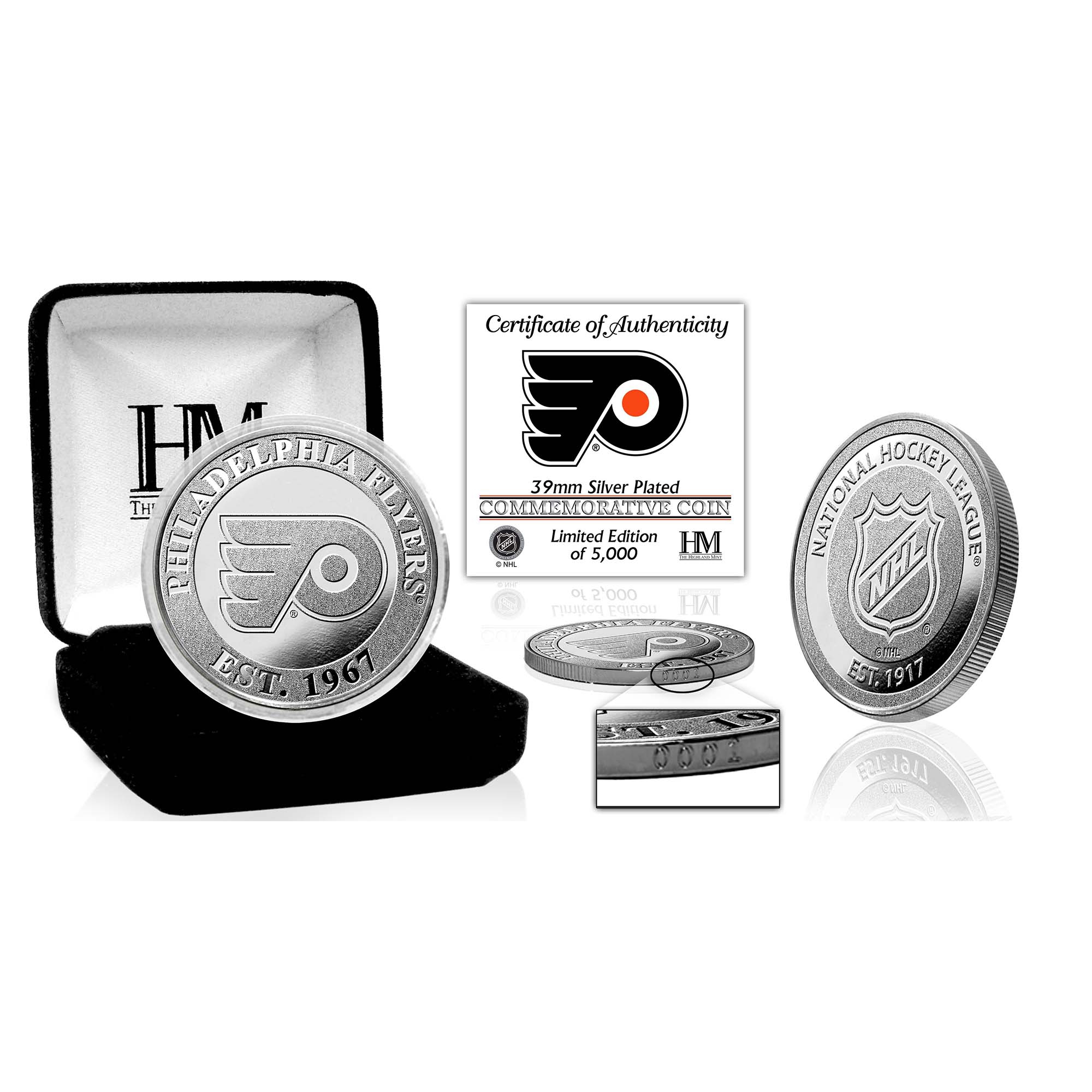 Philadelphia Flyers NHL Team Silver Gedenkmünze