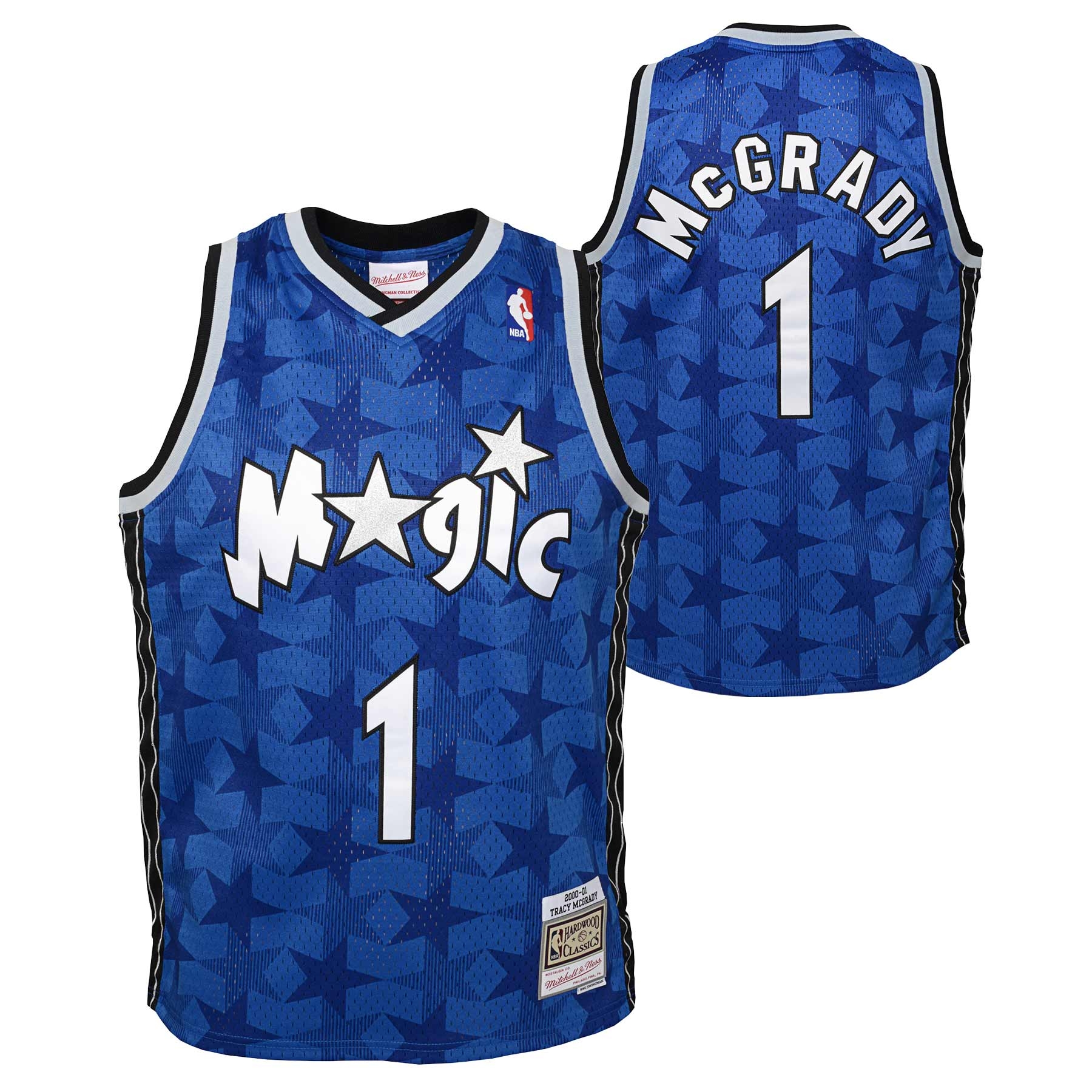 Tracy McGrady #1 Orlando Magic 2000-01 Youth Swingman NBA Jersey Blue (YOUTH)