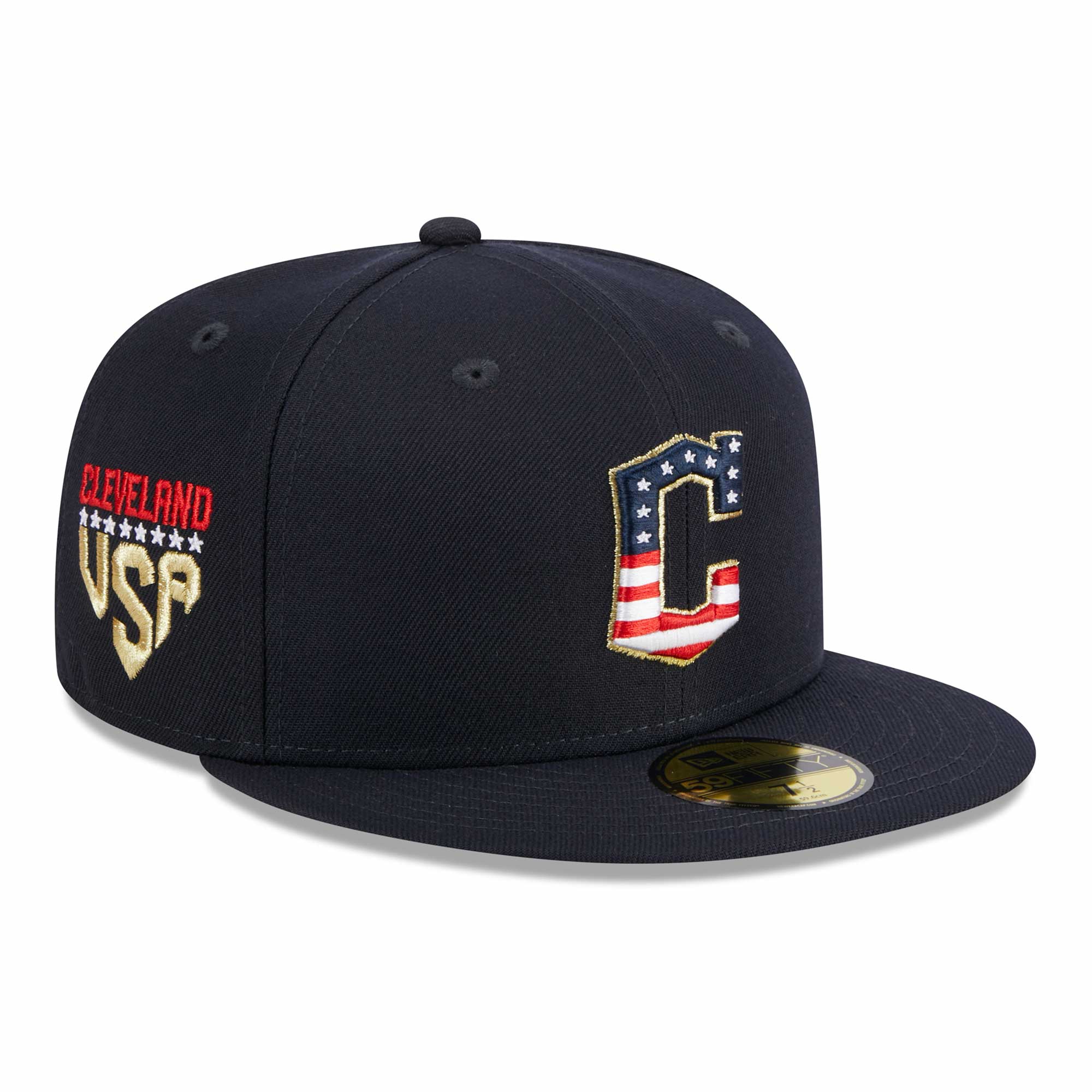 Cleveland Guardians 2023 MLB Authentic 4th of July New Era 59FIFTY Fitted Cap